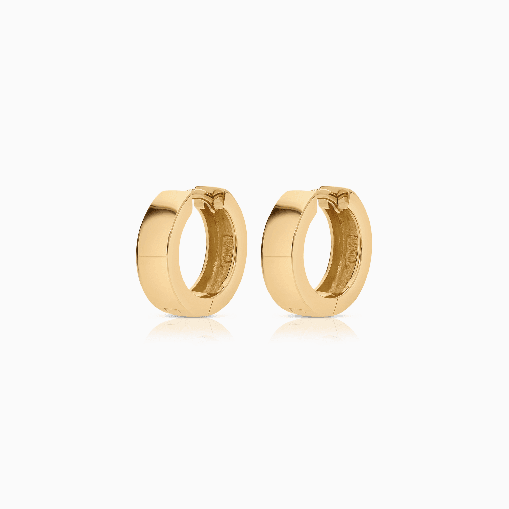 Gold earrings hoops 5.61g 18K gold