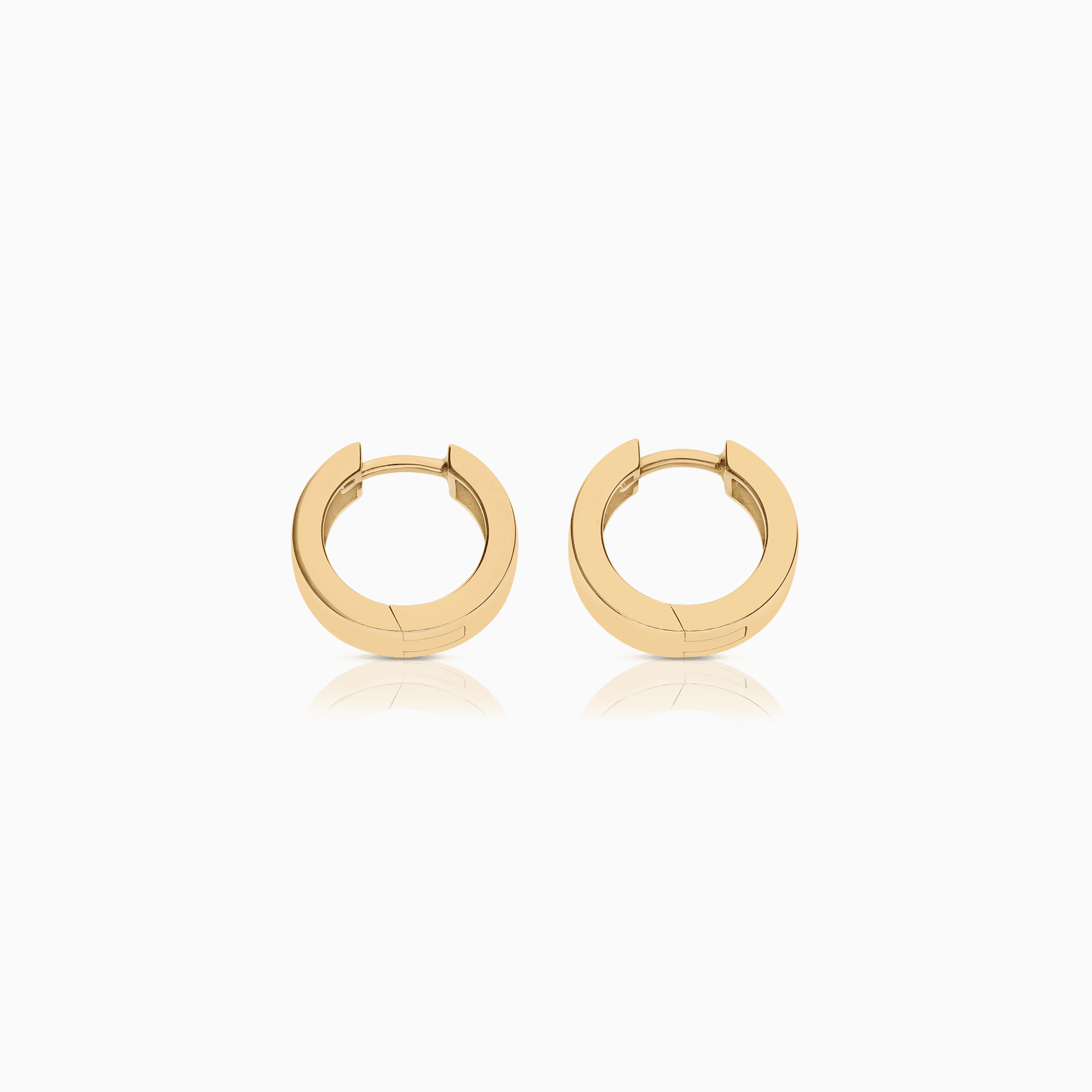 Gold earrings hoops 5.61g 18K gold
