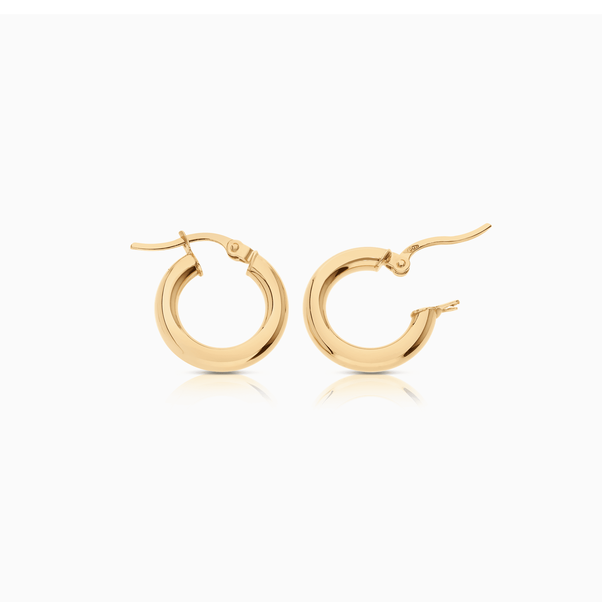 Guldörhängen creoler 1,82g 18K guld