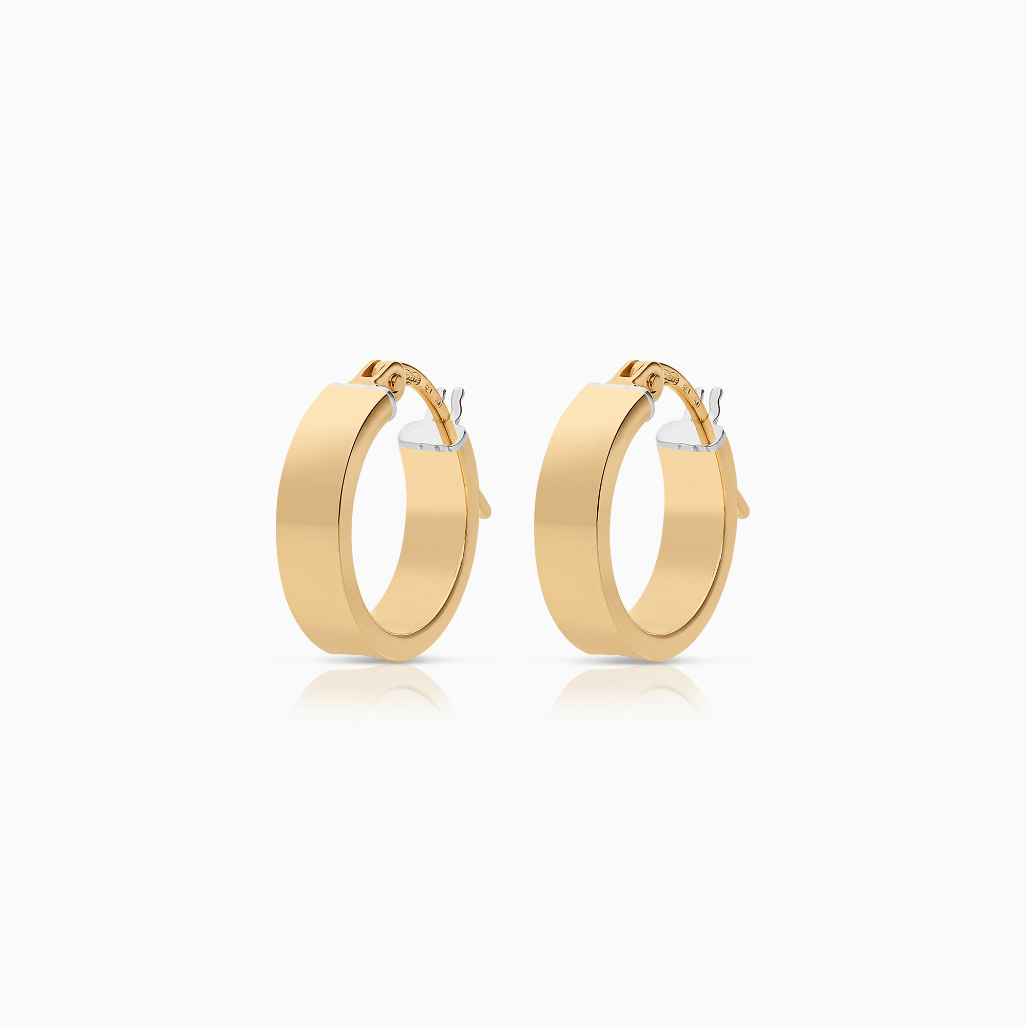 Gold hoop earrings 2.07g 18K gold