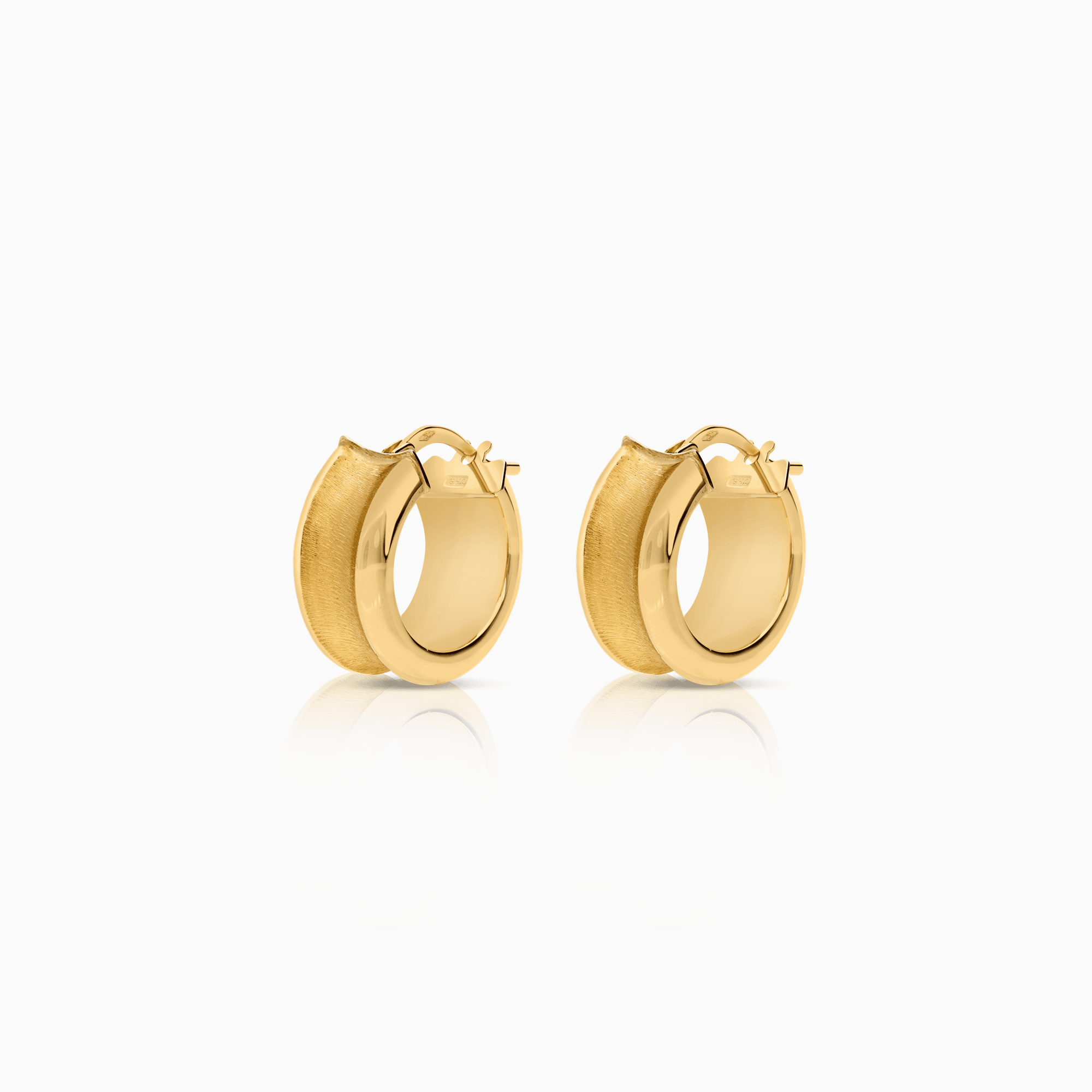 Gold Hoop Earrings 3.00g 18K Gold
