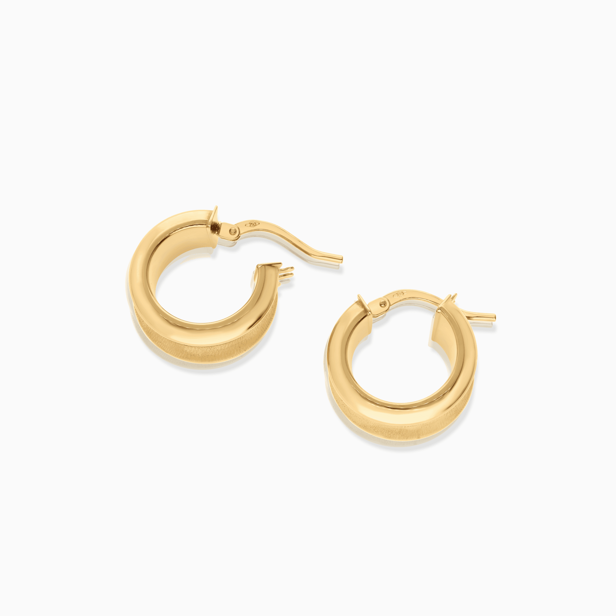 Gold Hoop Earrings 3.00g 18K Gold