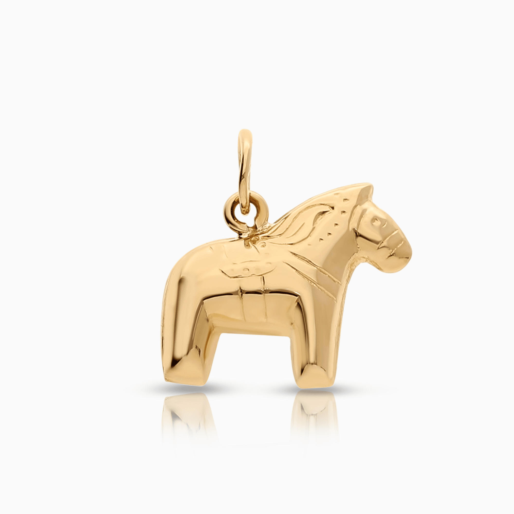 Hängsmycke dalahäst 0,60g 18K guld