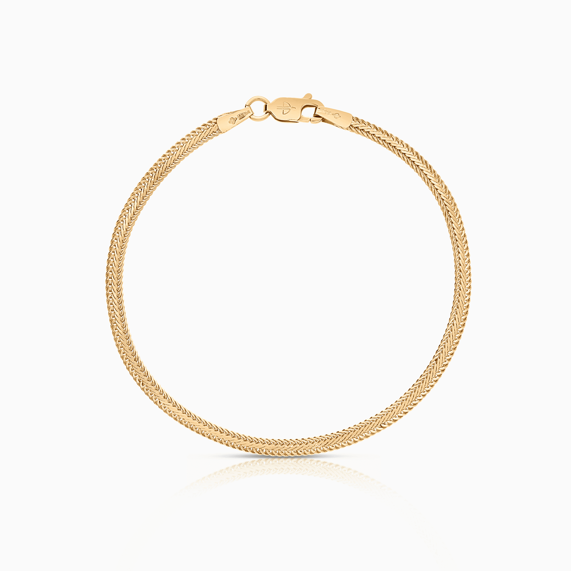 Fox tail bracelet 3.68g 18K gold