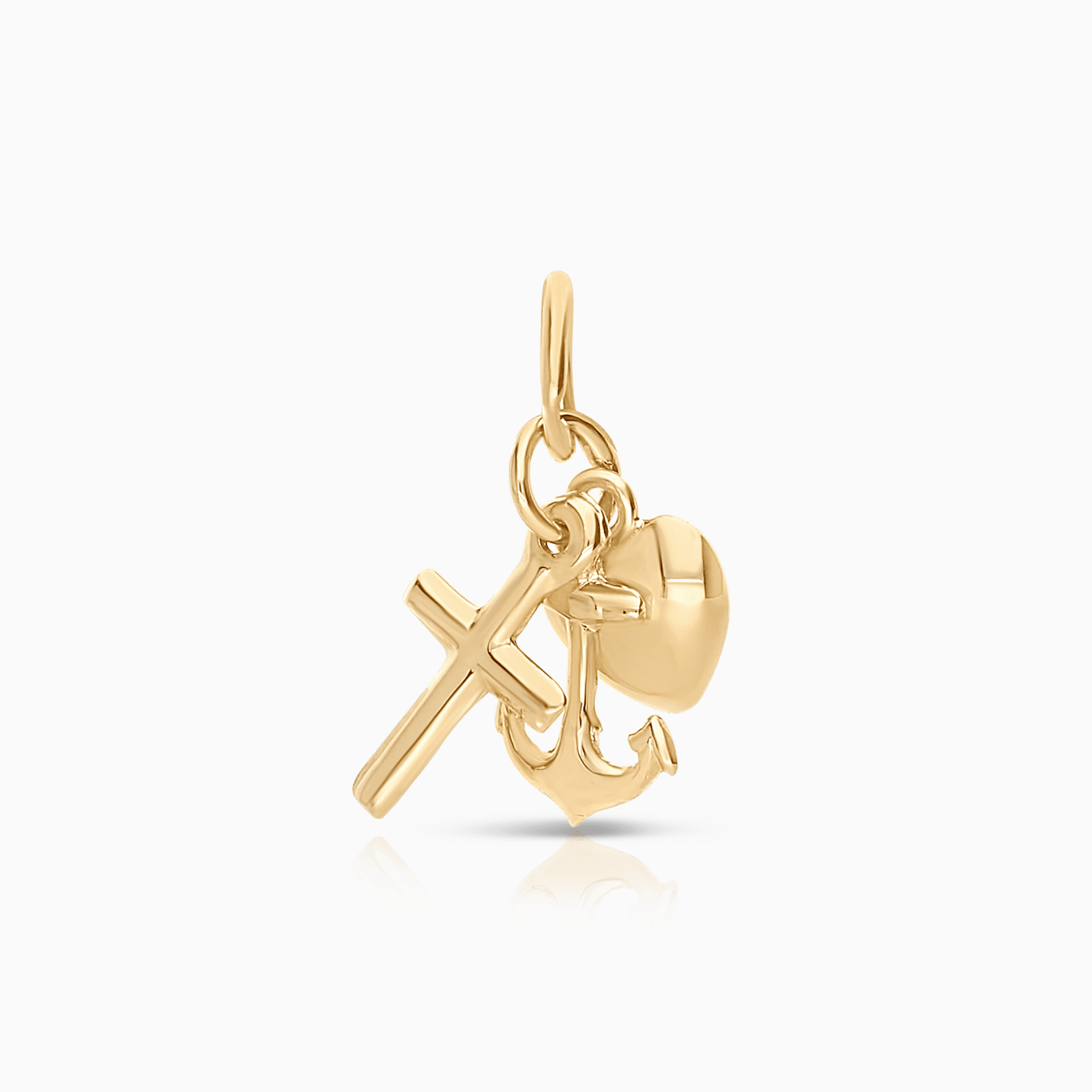 Pendant Faith, Hope & Love 0.48g 18K gold