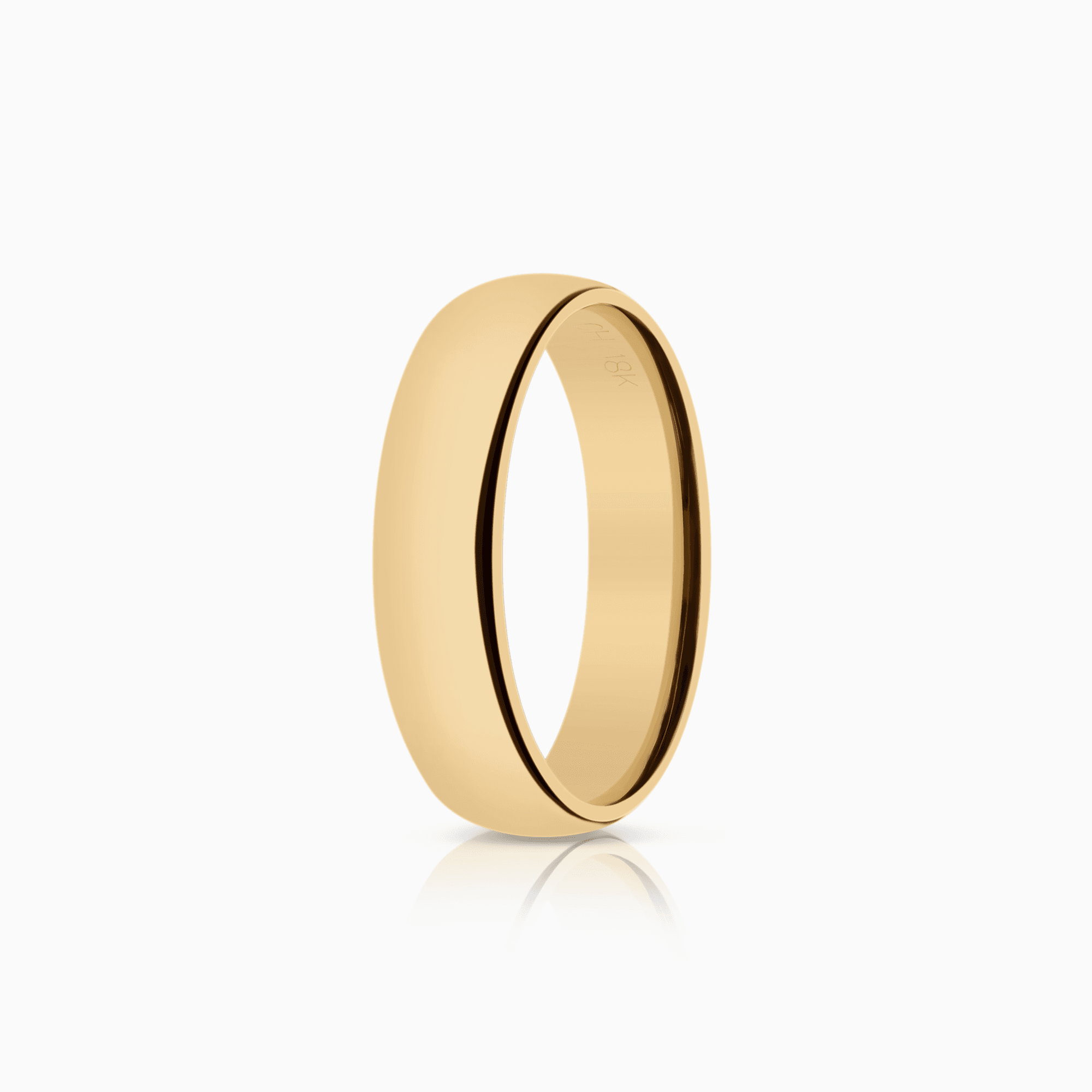 Schalins slät ring 5,26g 18K guld