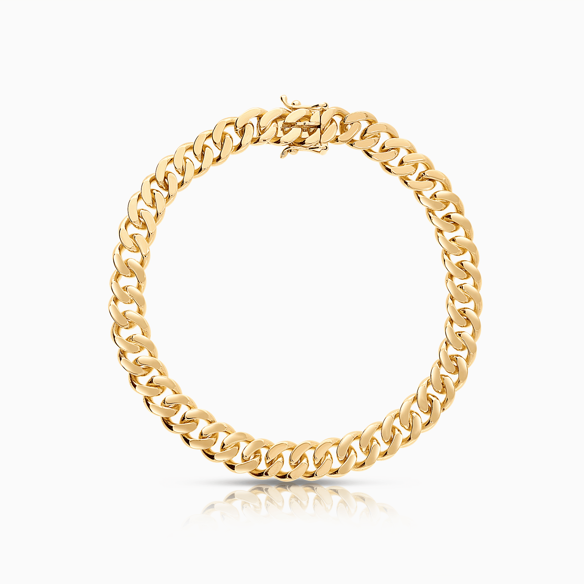 Curb Bracelet 25.74g 18K Gold