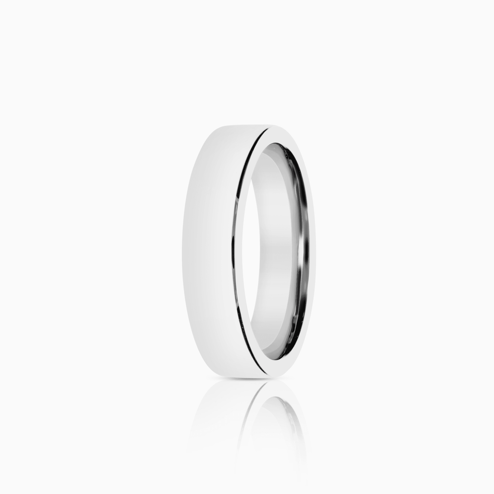 Schalins plain ring 7.92g 18K white gold