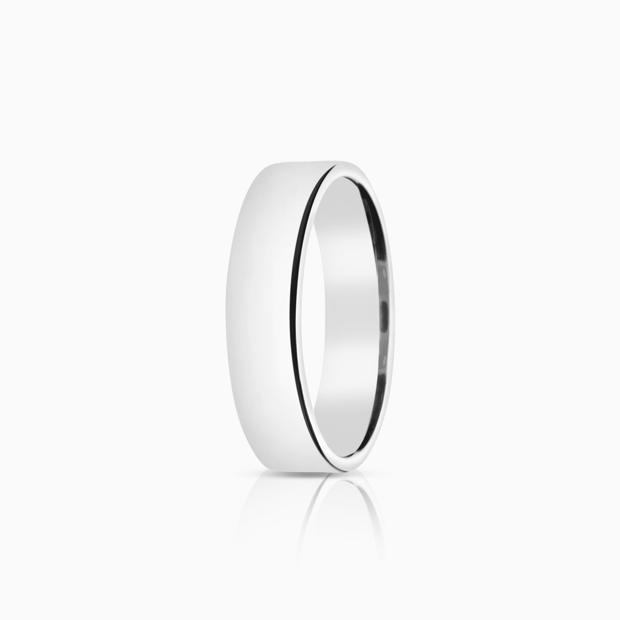 Schalins plain ring 5.78g 18K white gold