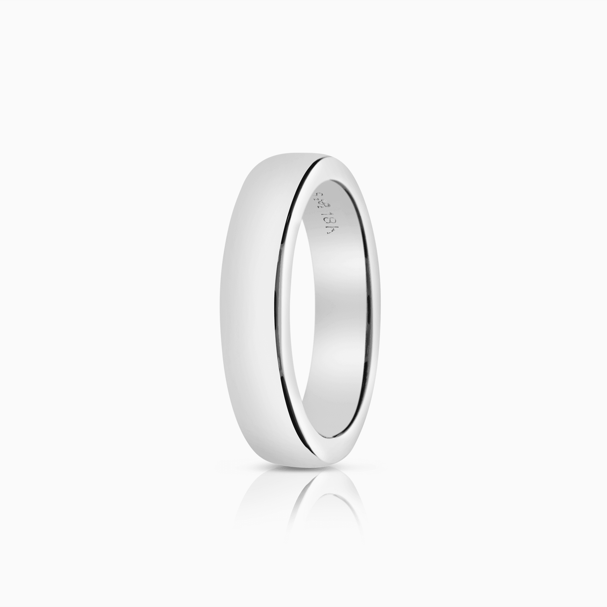 Schalins slät ring 9,73g 18K vitguld