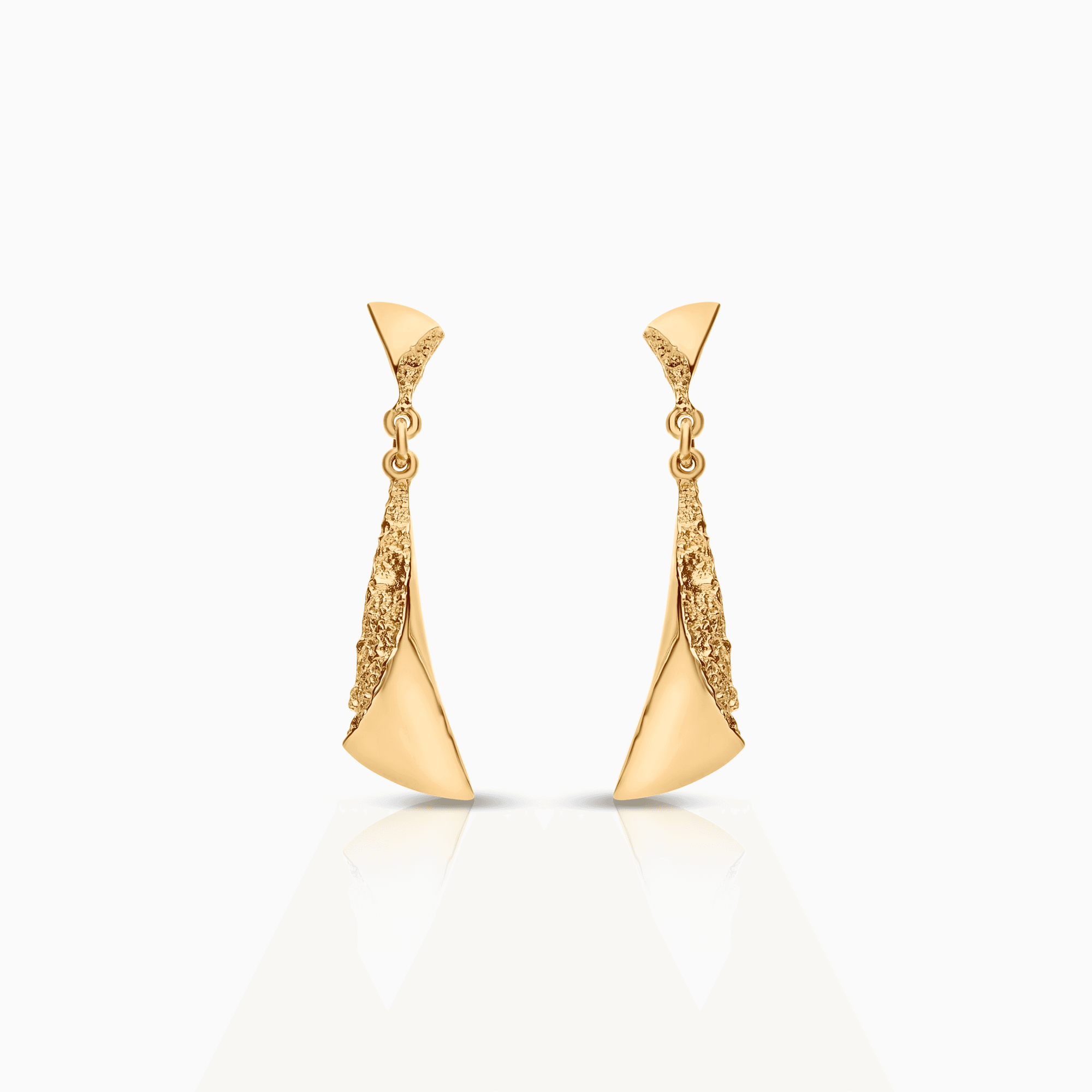Gold earrings 1.88g 18K gold