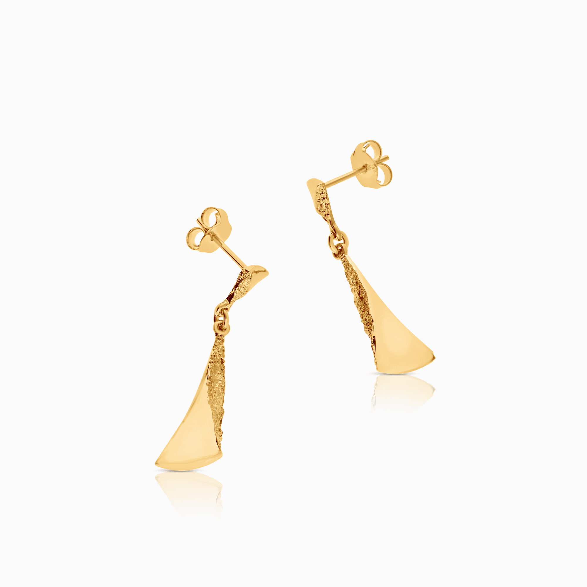 Gold earrings 1.88g 18K gold