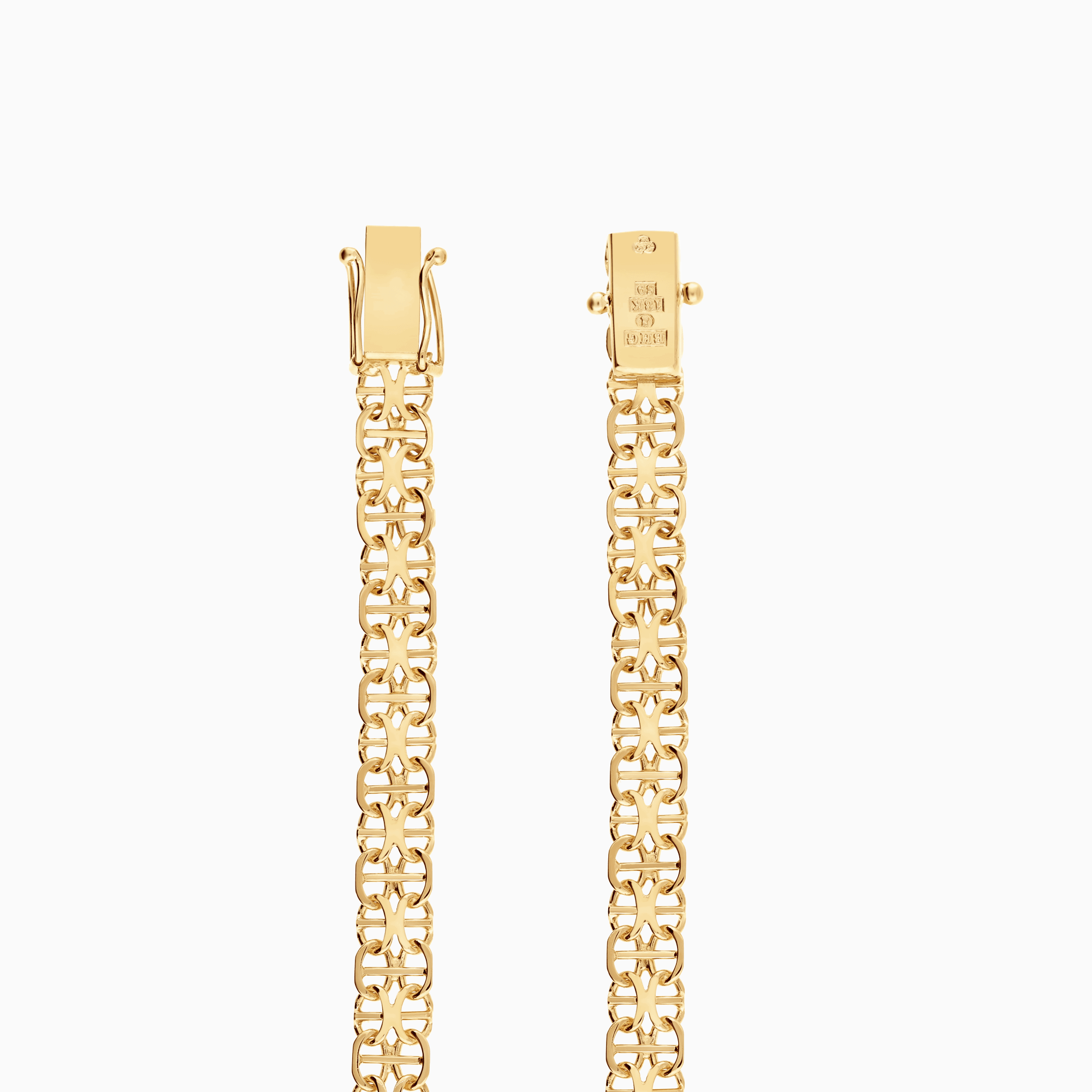 X-länk armband med stav 7,91g 18K guld