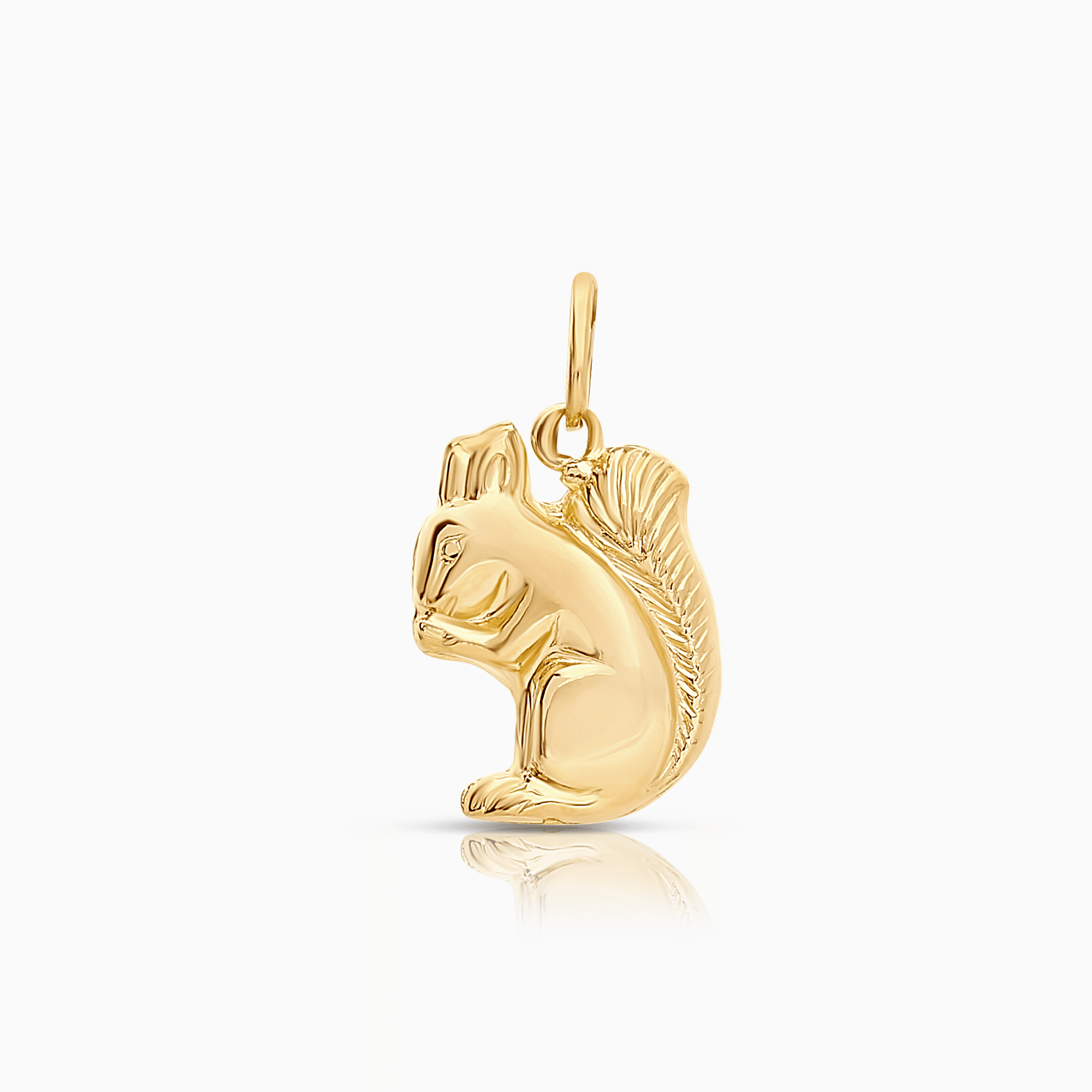 Squirrel pendant 0.54g 18K gold