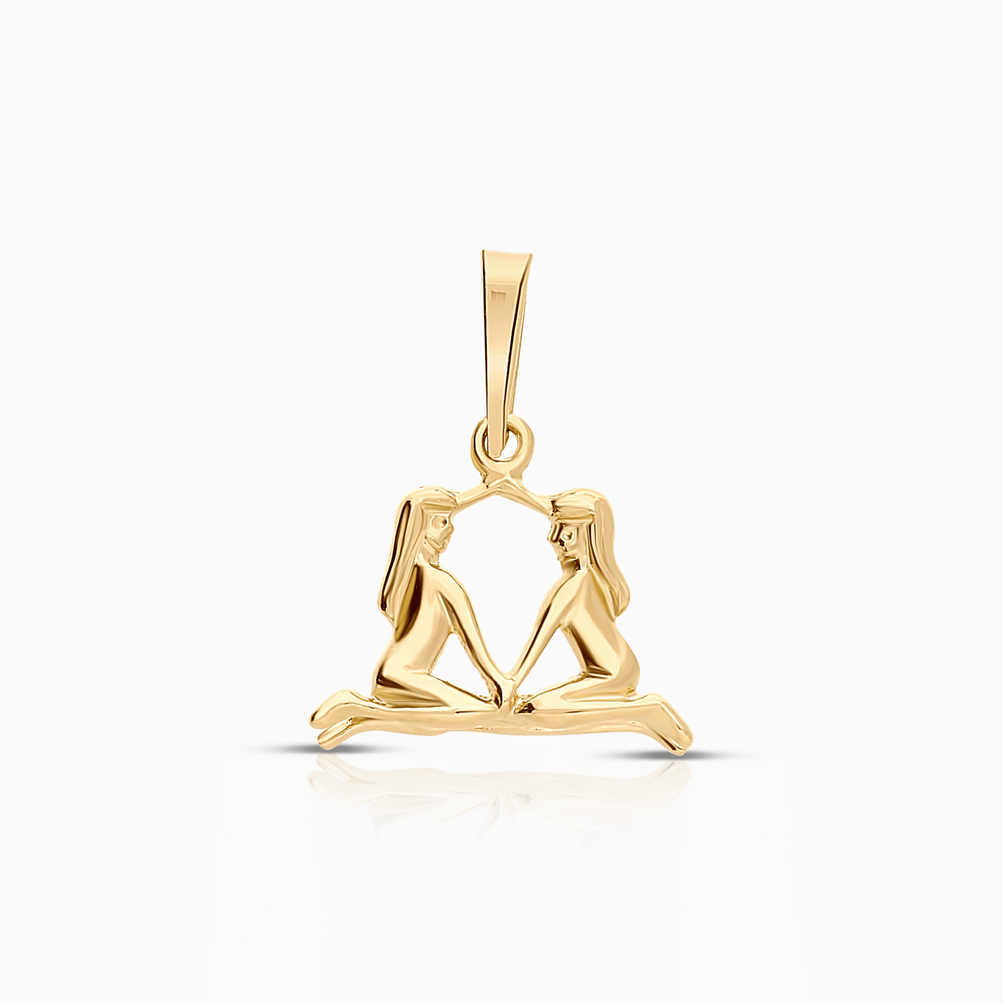 Pendant twin 1.17g 18K gold