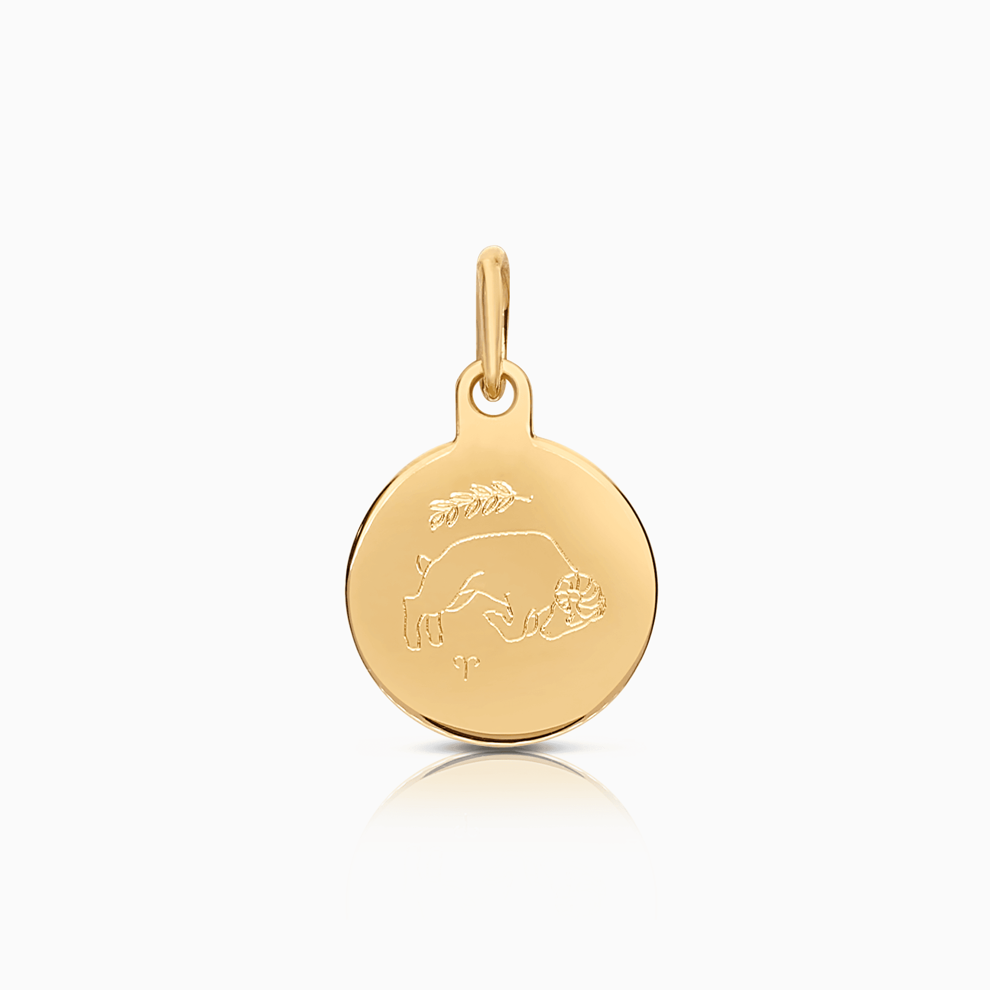 Hängsmycke väduren 0,45g 18K guld