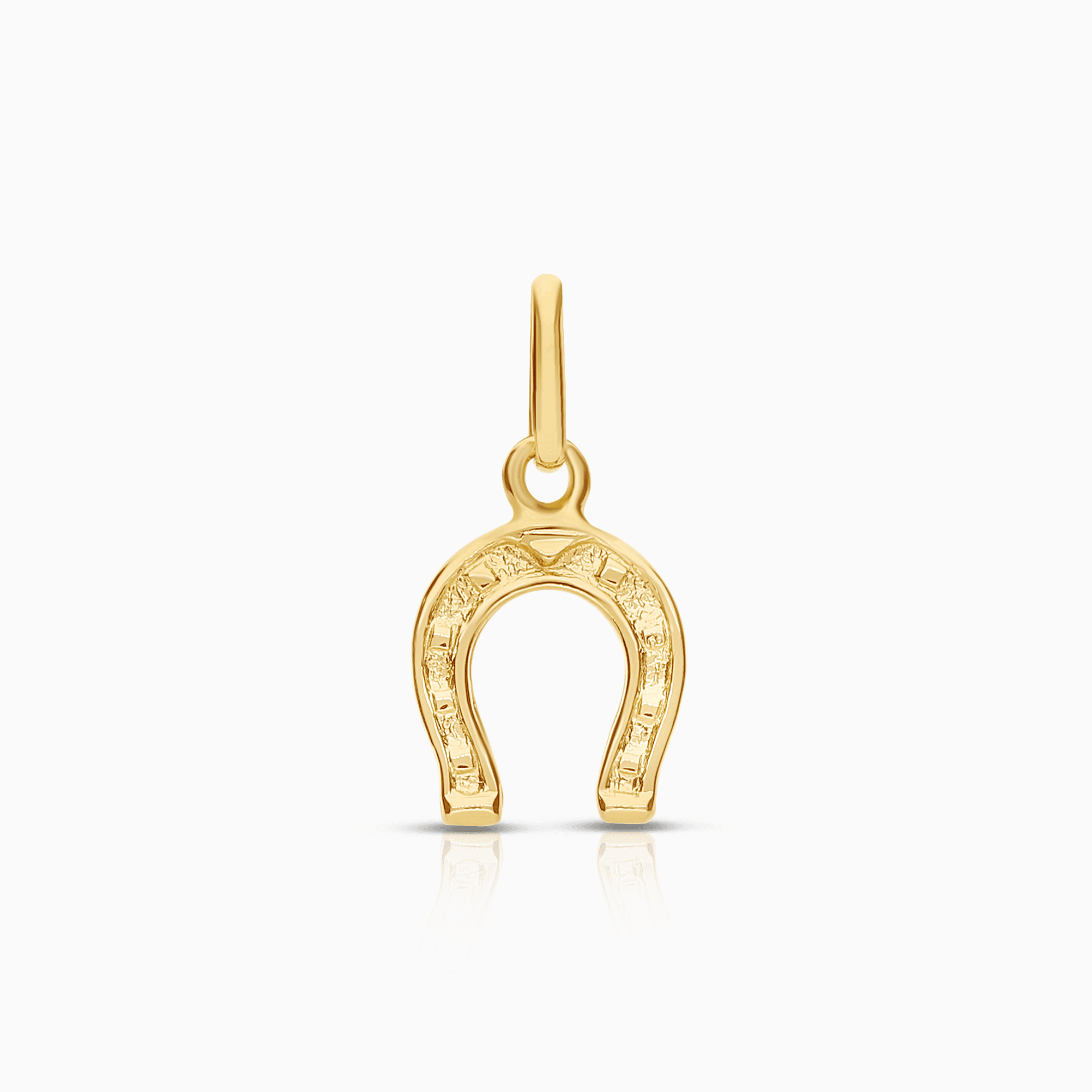 Horseshoe pendant 0.47g 18K gold