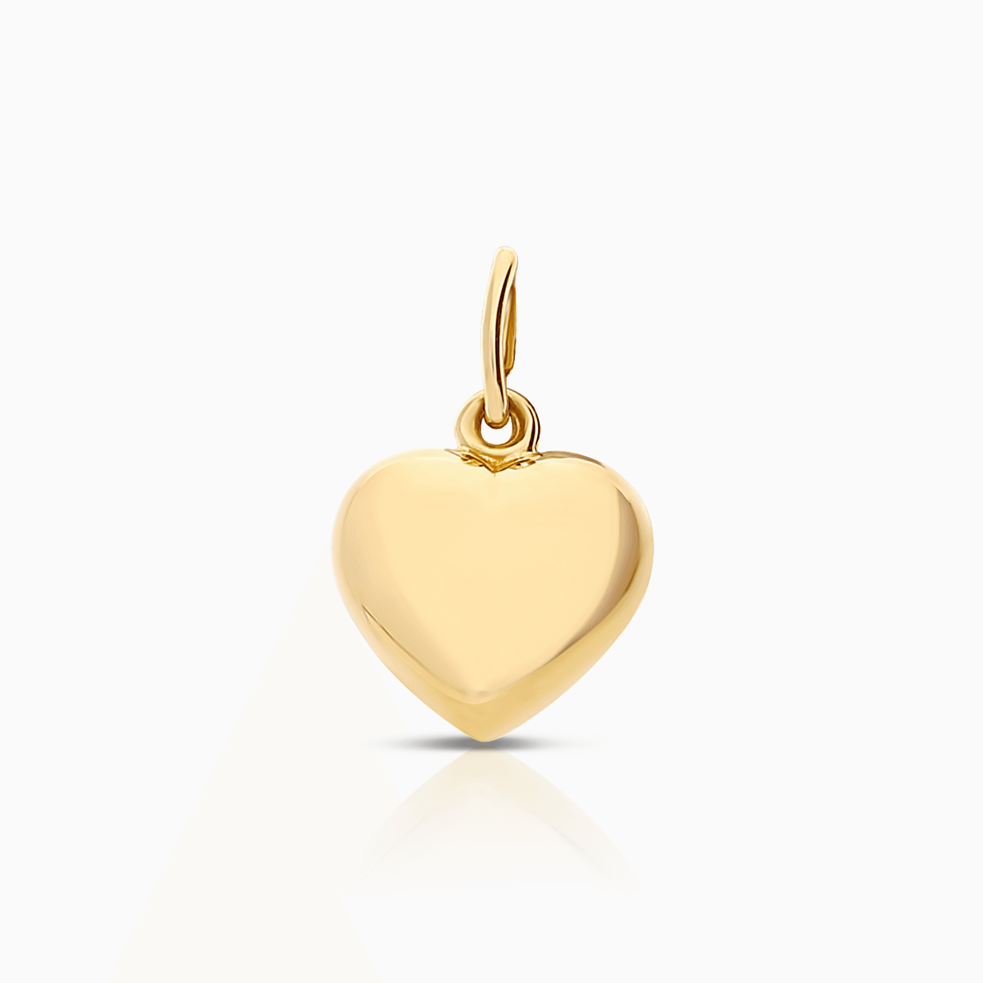 Heart pendant 0.33g 18K gold