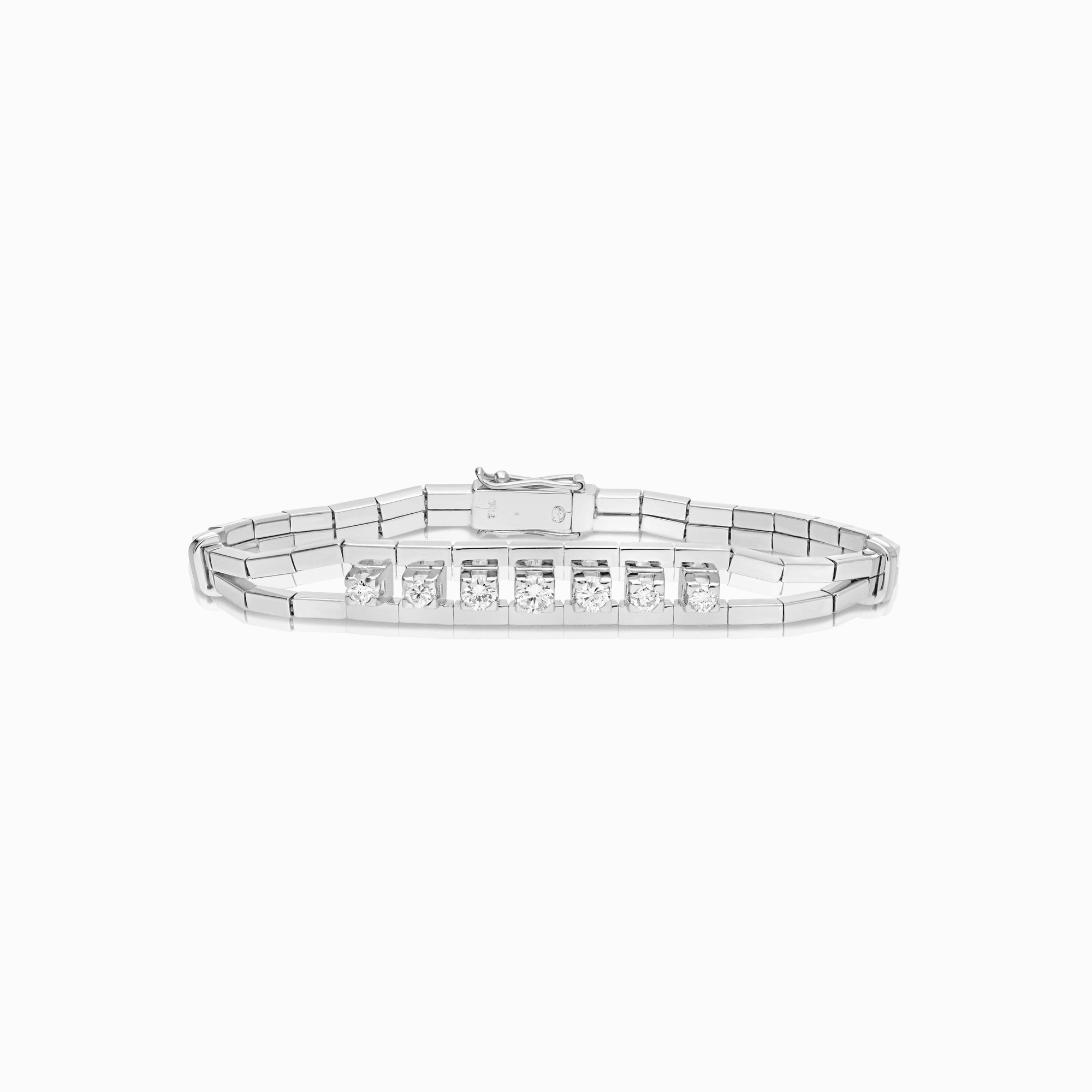 Diamantarmband 0,66ct 18K vitguld