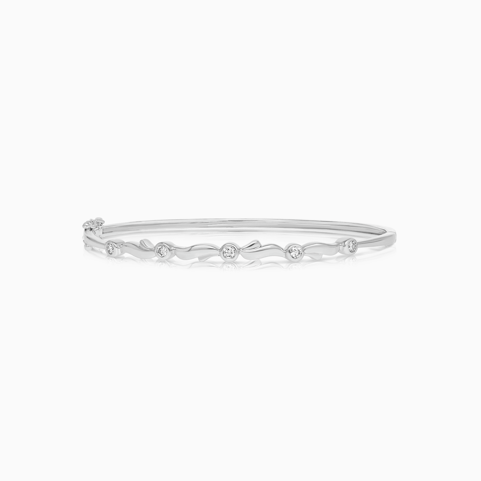 Armring med diamanter 0,22ct 18K vitguld
