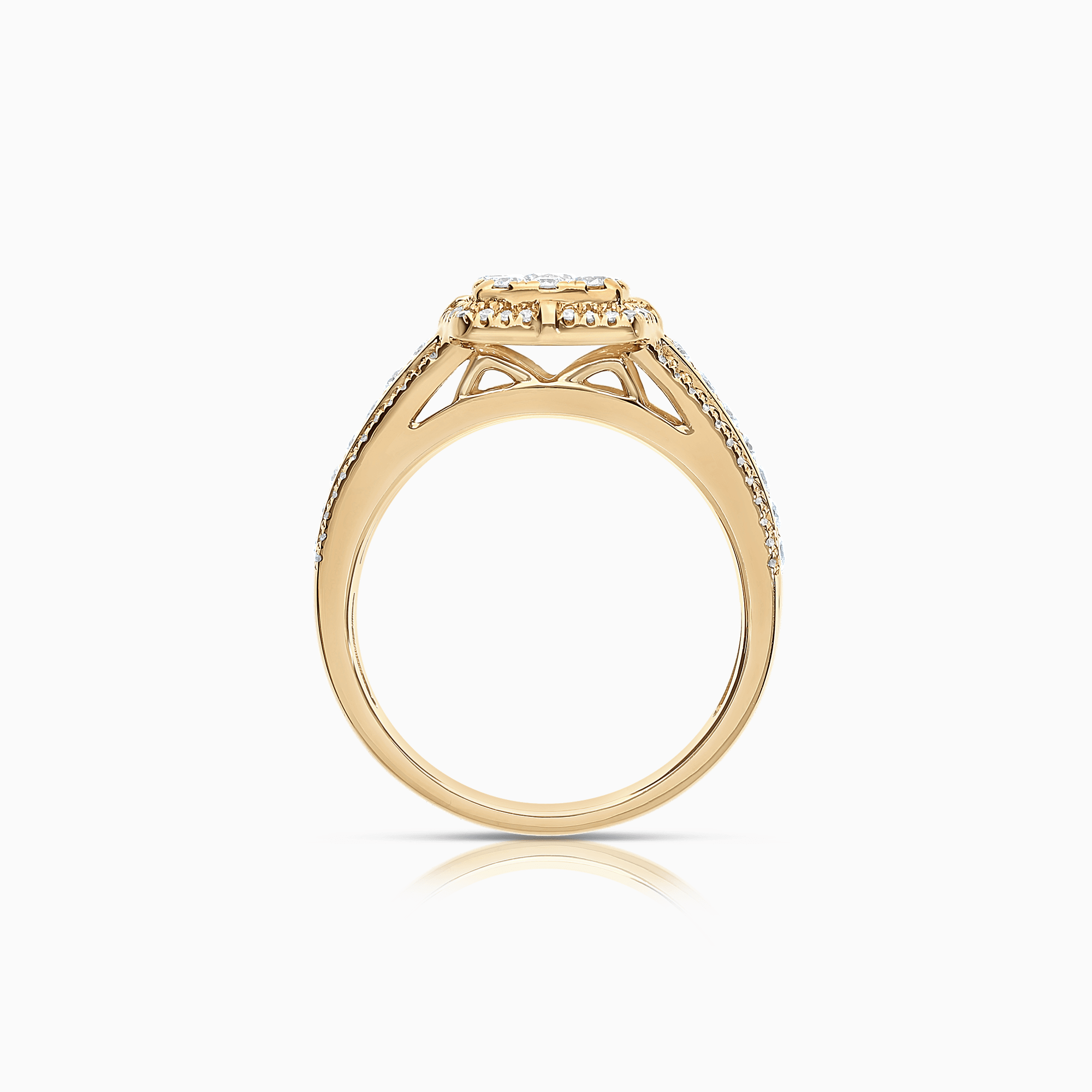 Diamond ring 0.77ct 18K gold