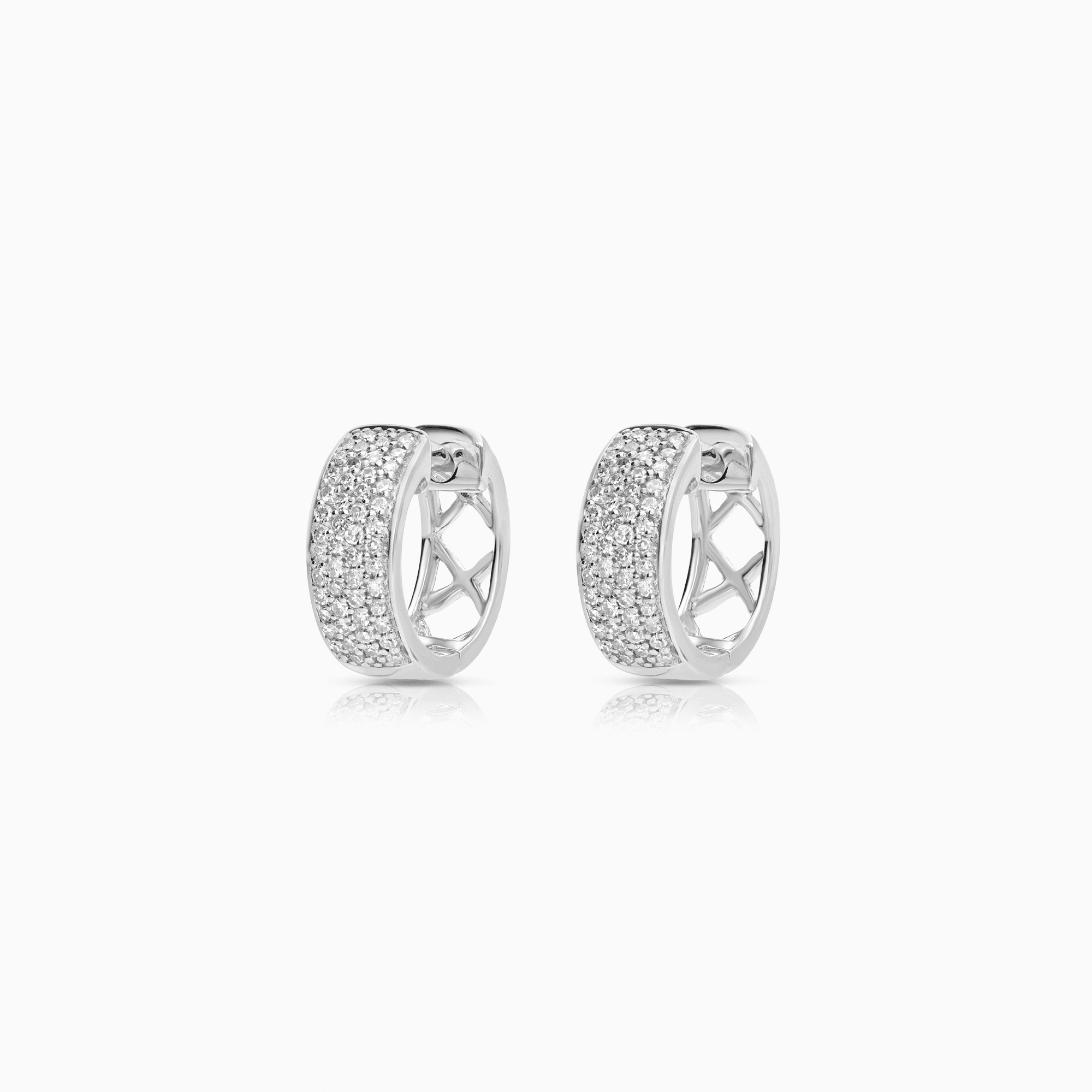 Diamantörhängen 0,33ct 18K vitguld