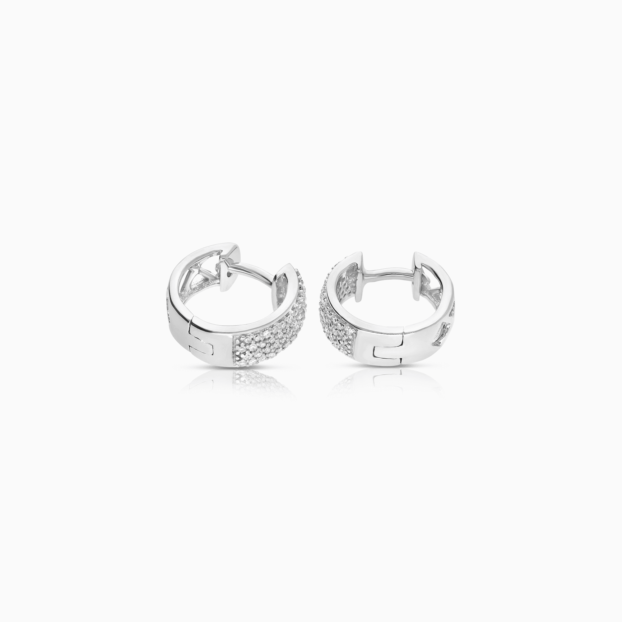 Diamantörhängen 0,33ct 18K vitguld