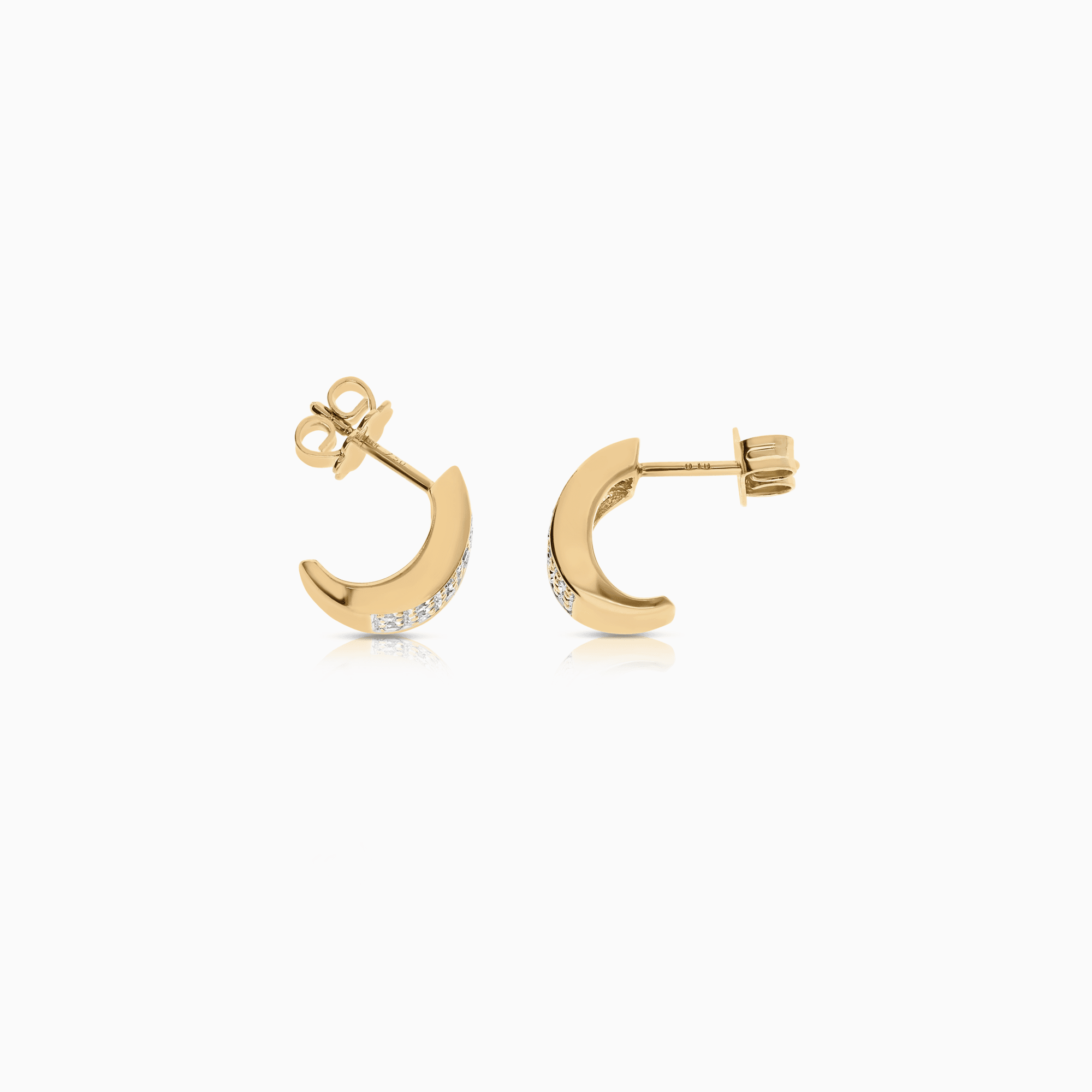 Diamantörhängen 0,20ct 18K guld