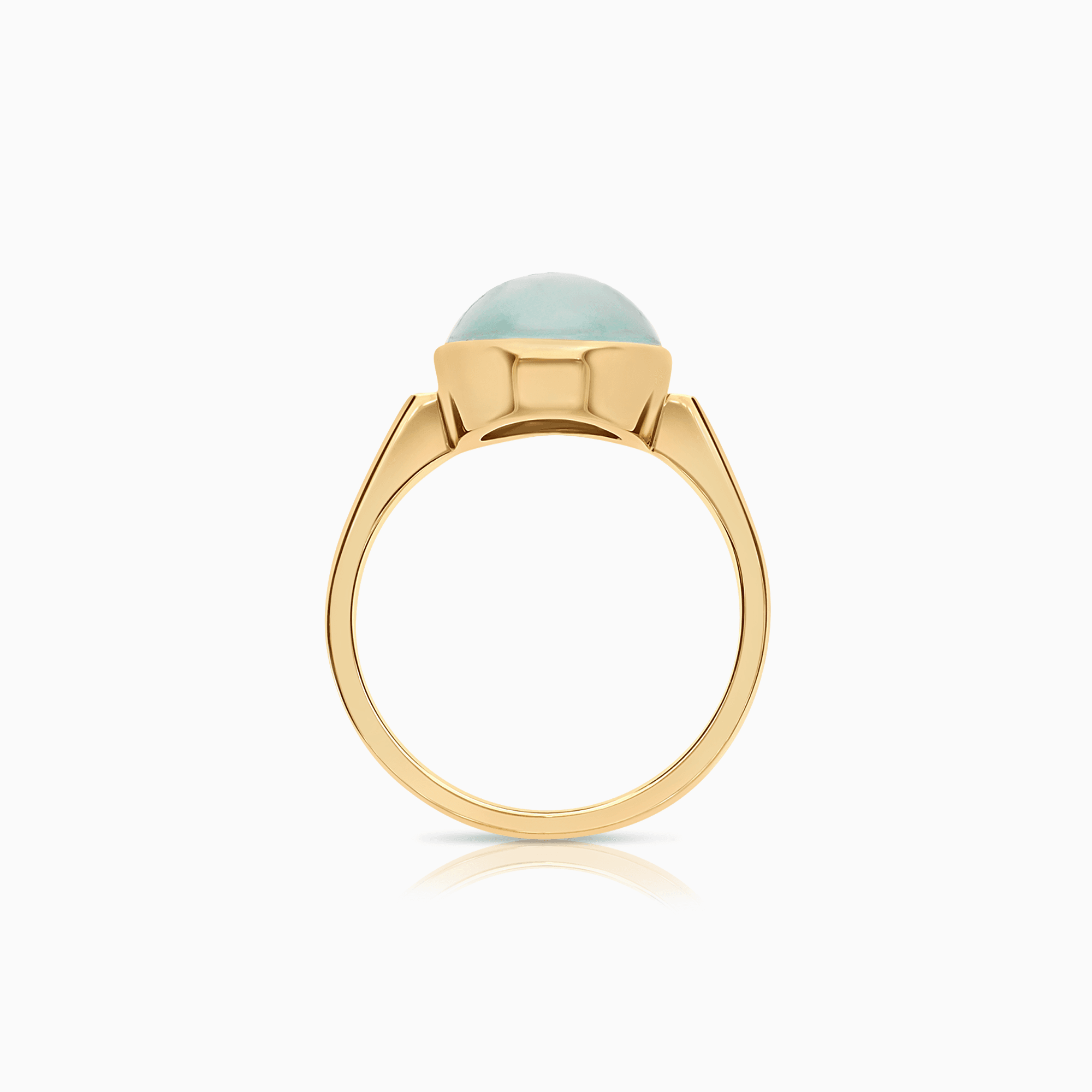 Guldring med turkos 4,64g 18K guld