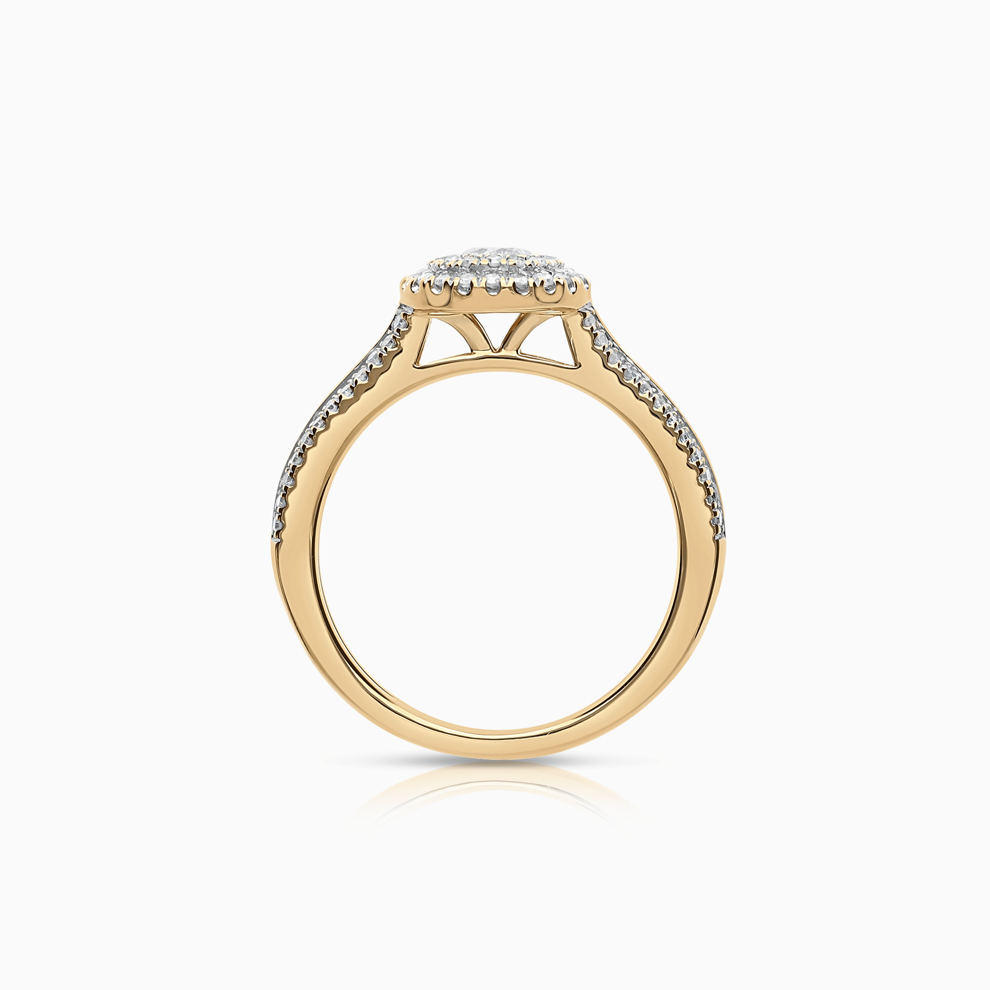 Diamond ring 0.46ct 18K gold
