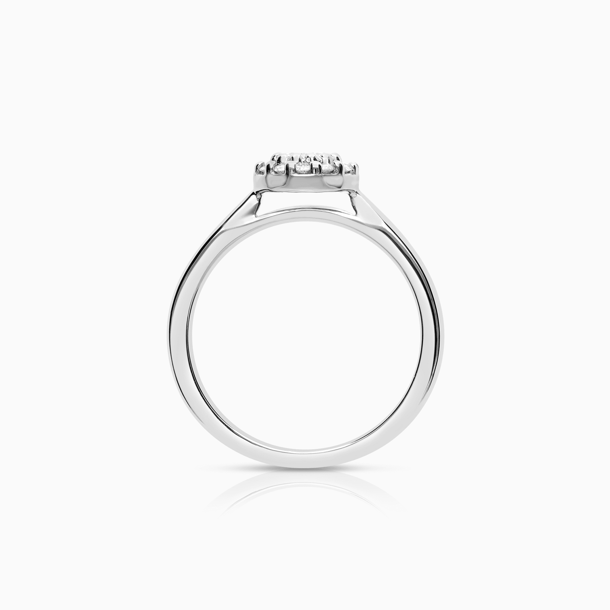 Diamantring 0,32ct 18K vitguld