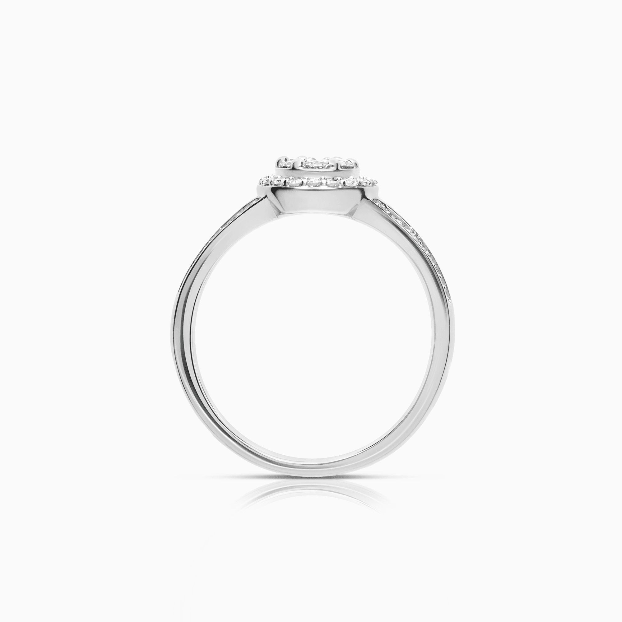 Diamantring 0,35ct 18K vitguld