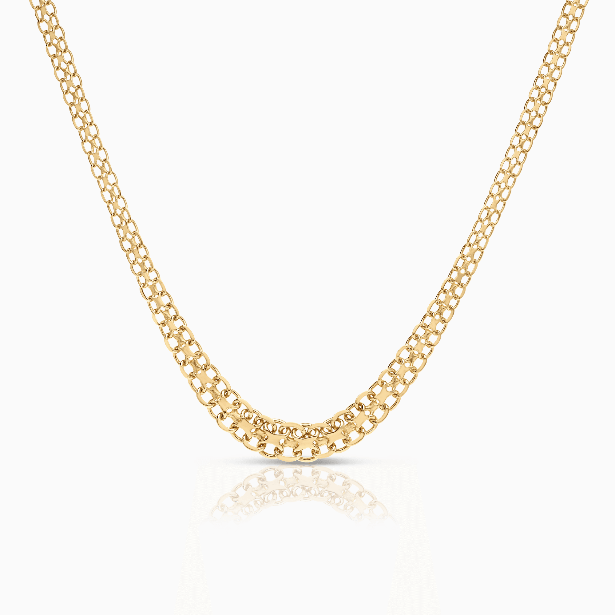 X-länk halsband 17,92g 18K guld