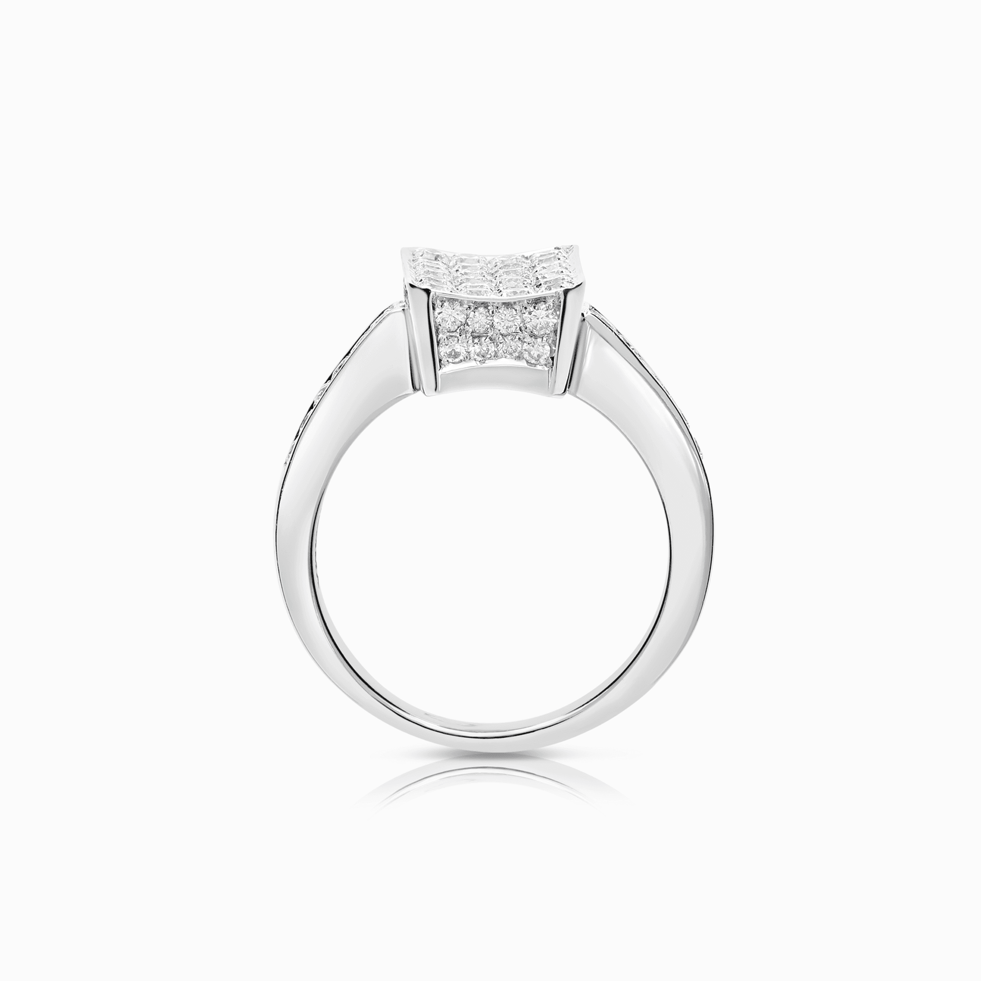 Diamantring 1,12ct 18K vitguld