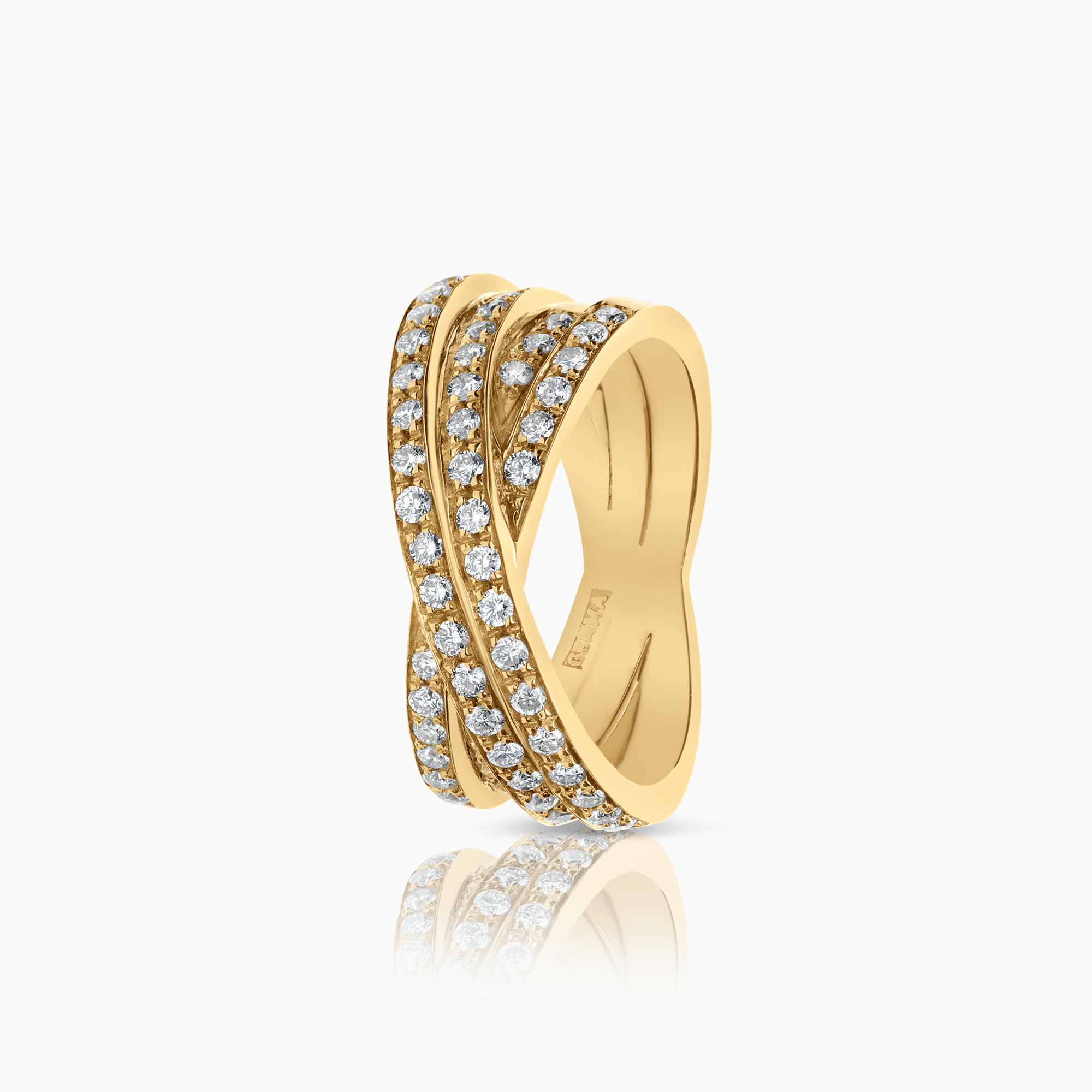 Diamantring 0,65ct 18K guld