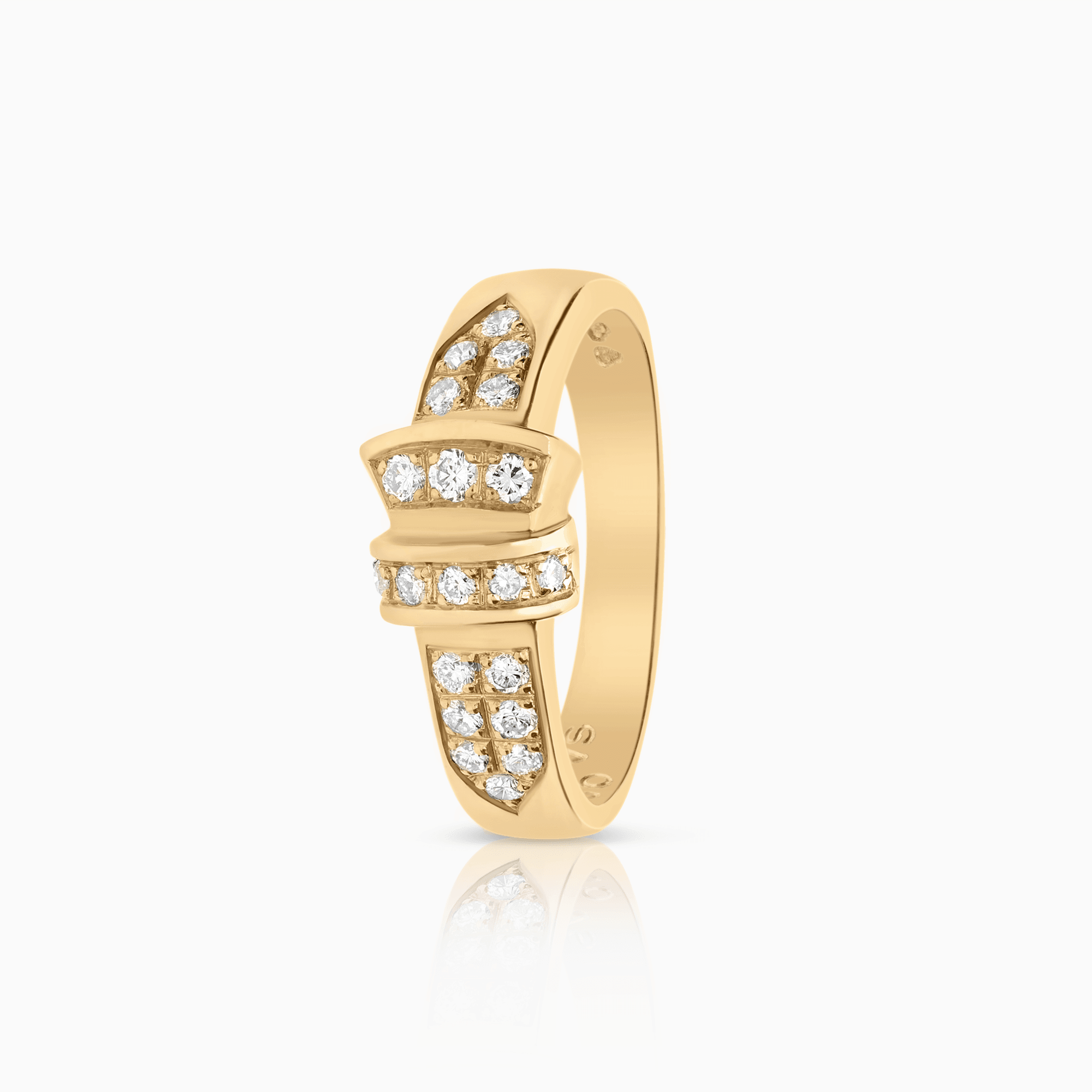 Diamantring 0,30ct 18K guld