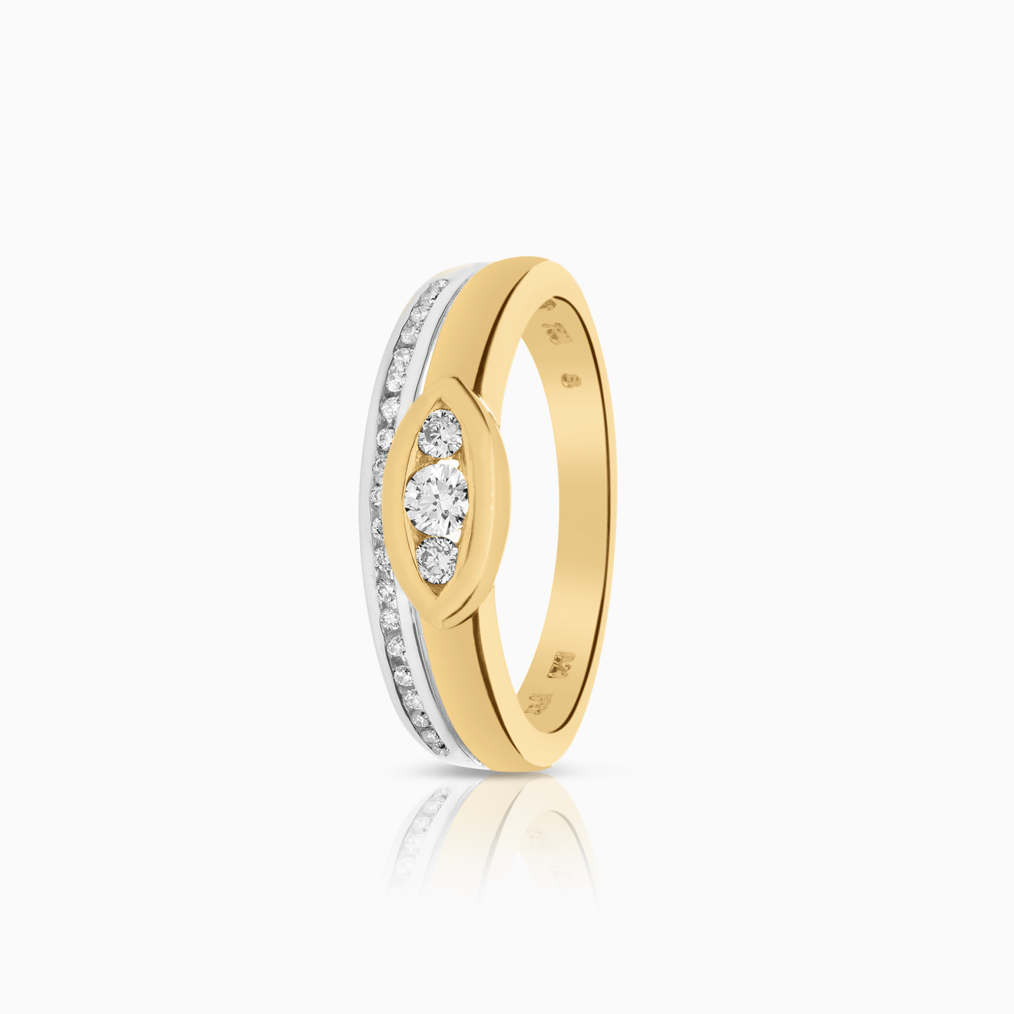 Diamond Ring 0.21ct 18K Gold