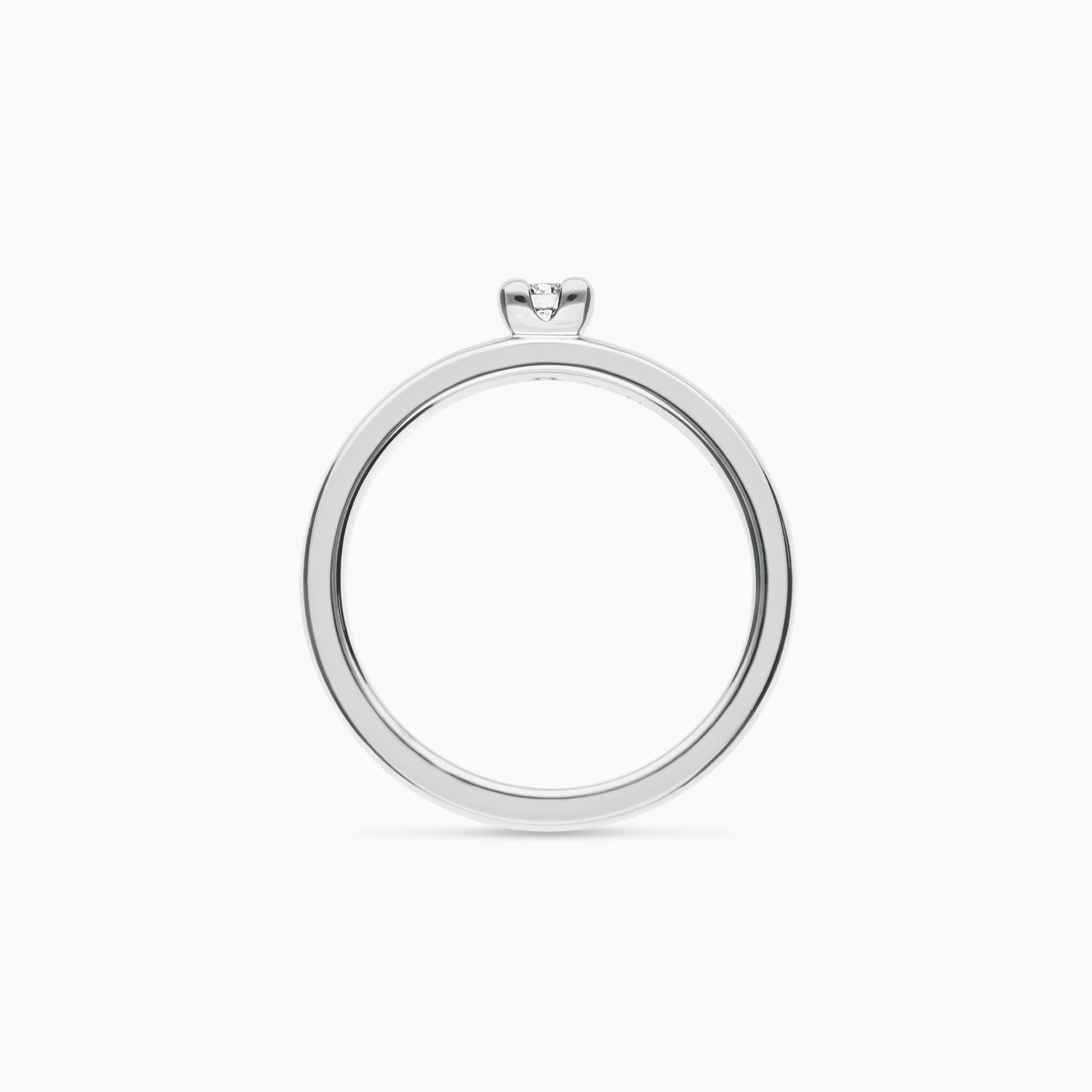 Solitärring 0,10ct 18K vitguld