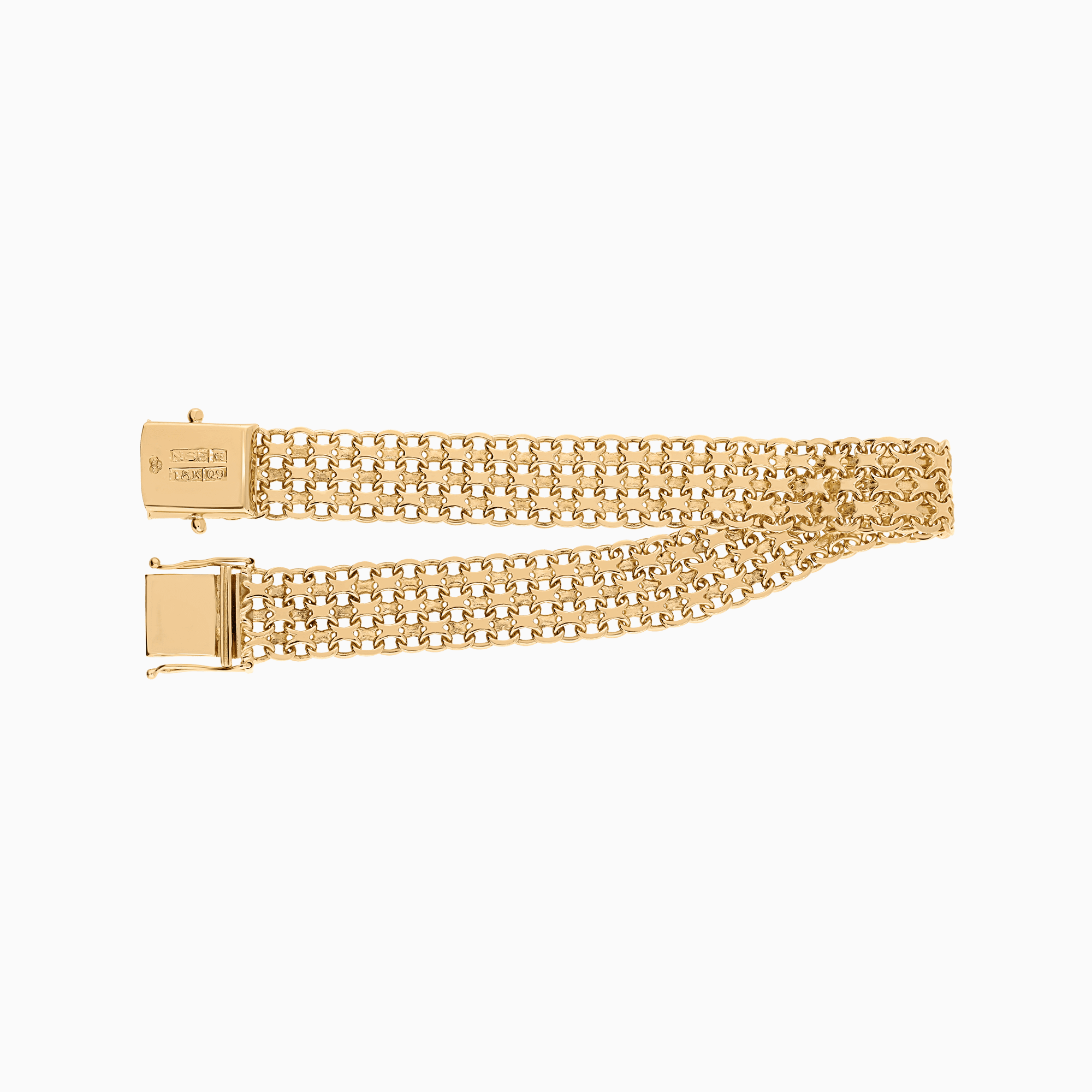 X-länk armband 24,99g 18K guld