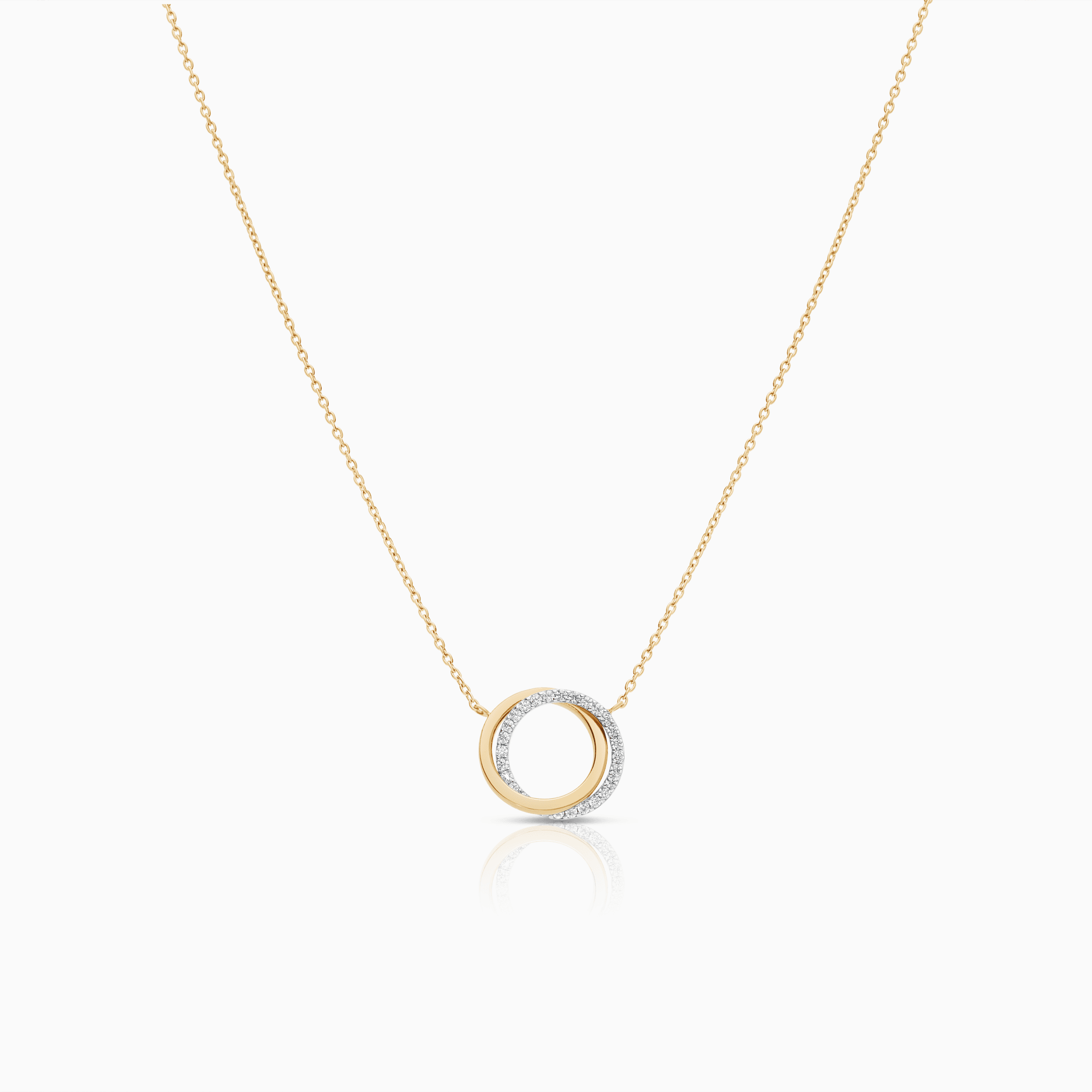 Halsband med hängsmycke cubic 3,31g 18K guld