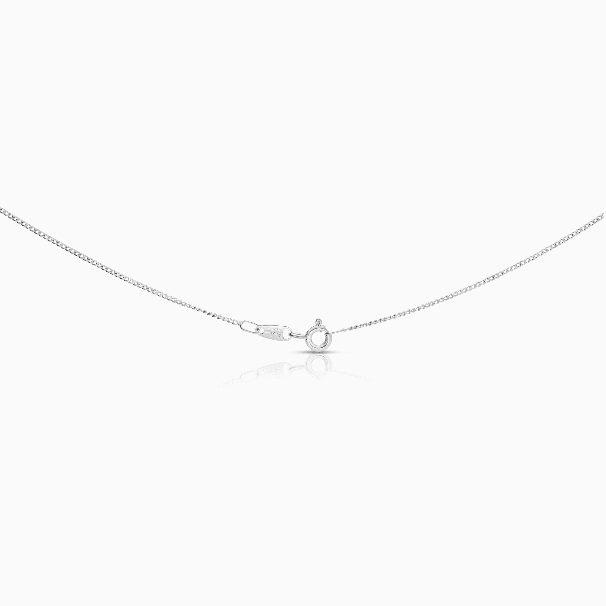 Halsband med diamanthänge 0,08ct 18K vitguld