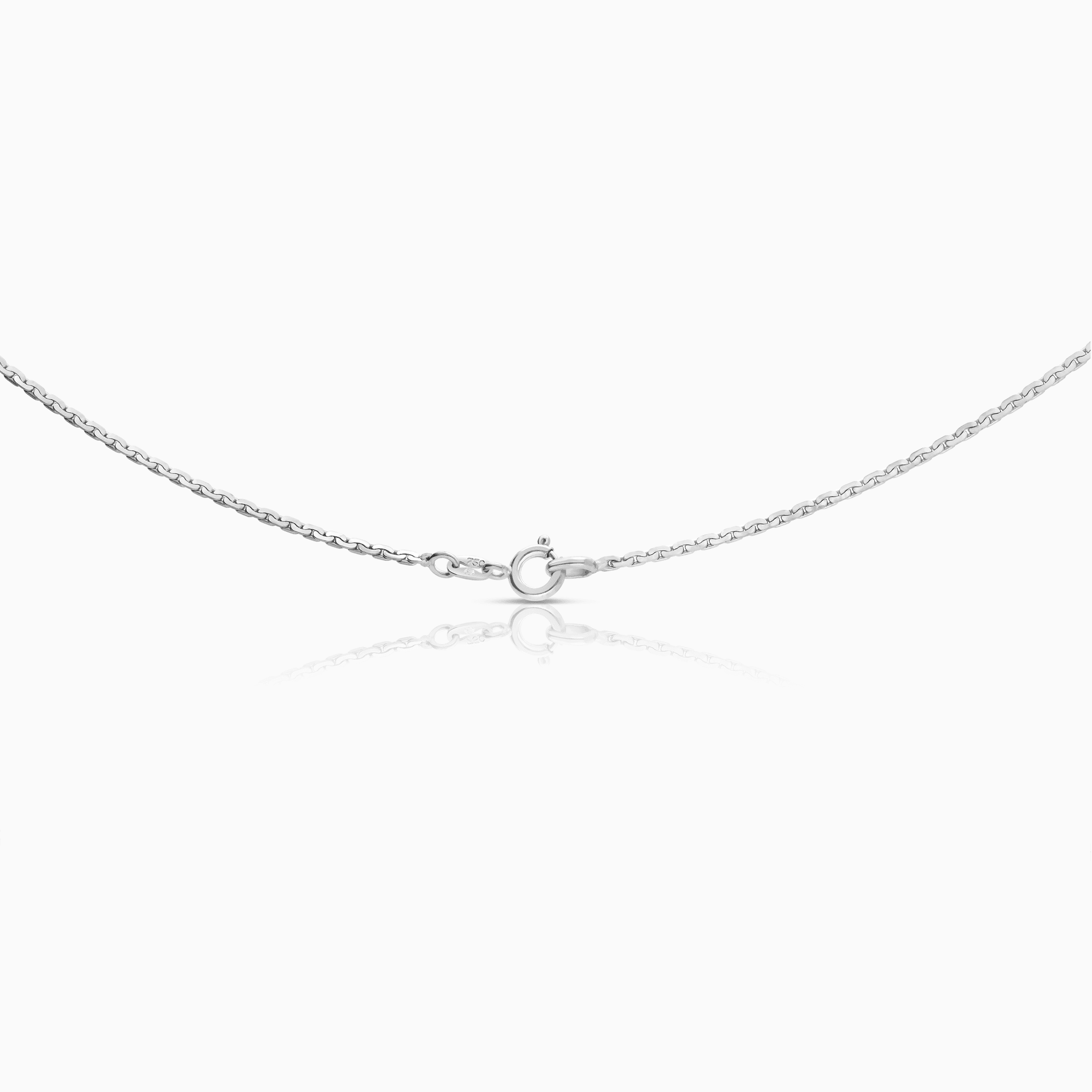 Halsband med diamanthänge 0,03ct 18K vitguld