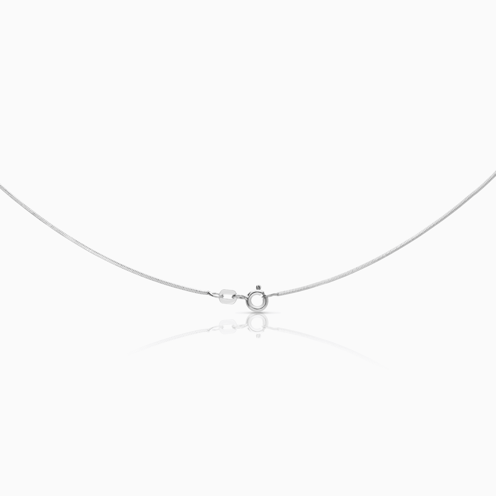 Halsband med halohänge 0,09ct diamanter 18K vitguld