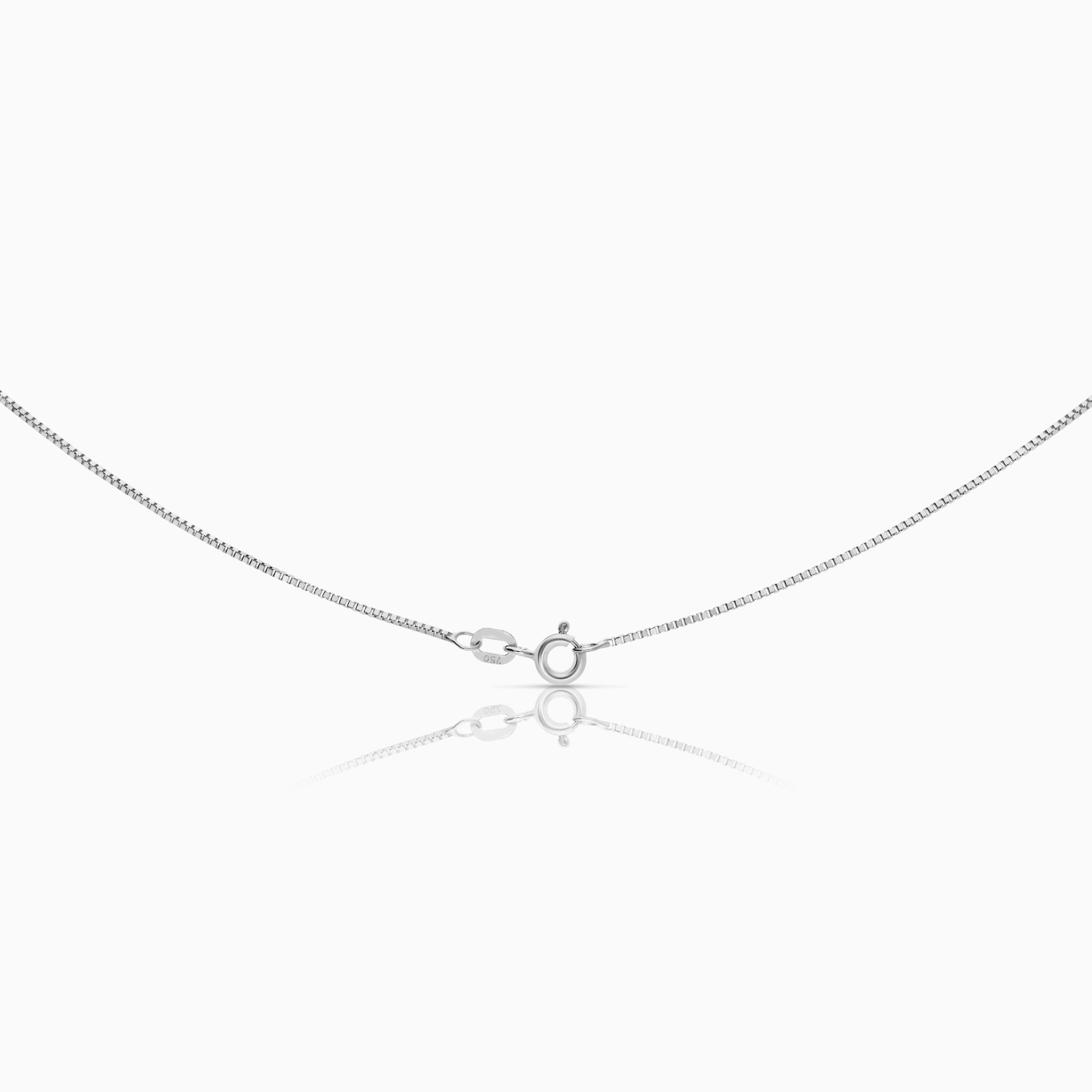 Halsband med diamanthänge hjärta 0,14ct 18K vitguld