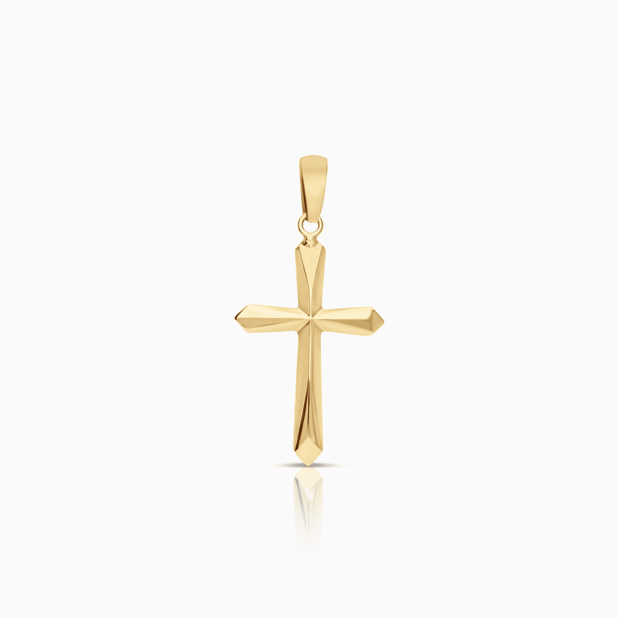 Cross pendant 0.52g 18K gold
