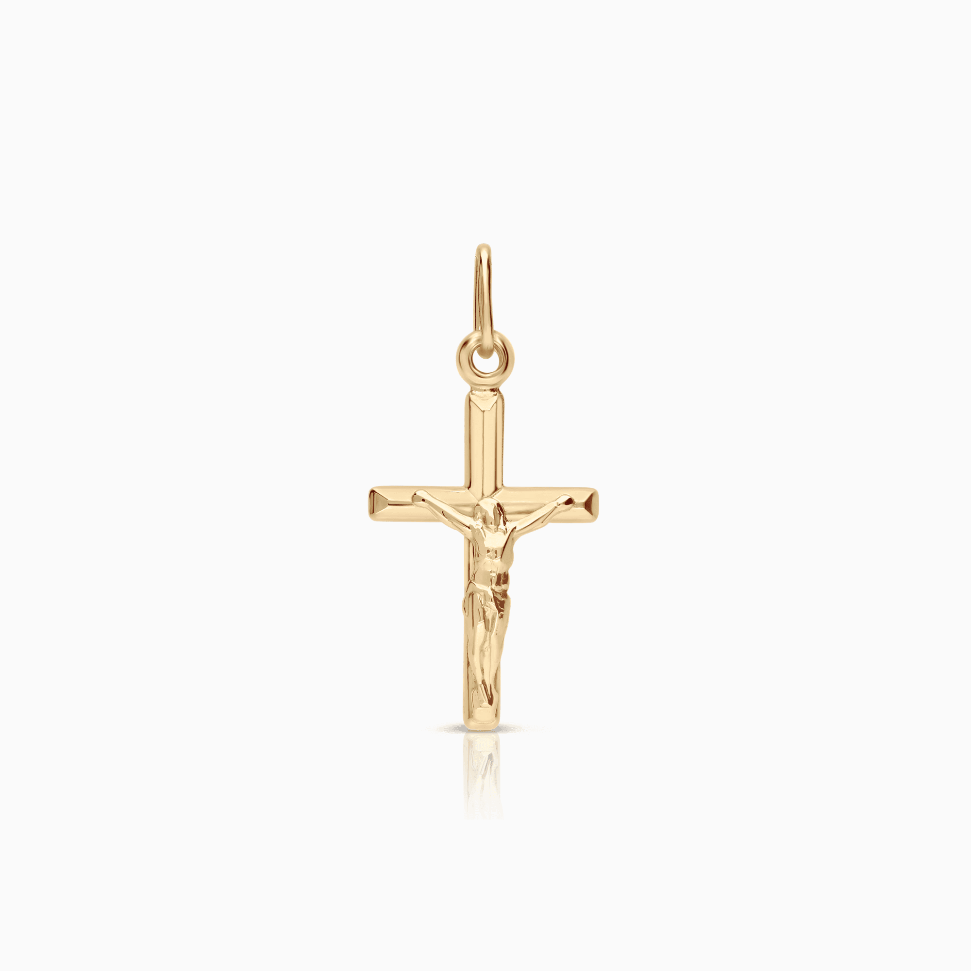 Pendant Cross with Jesus 1.49g 18K Gold