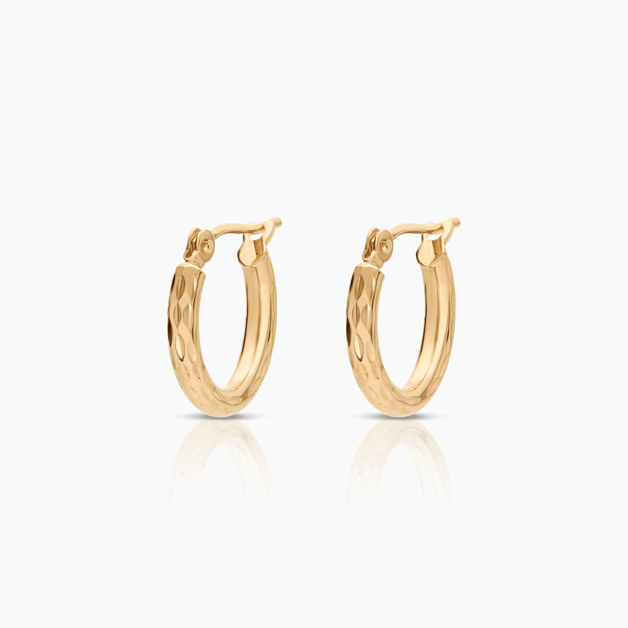 Guldörhängen creoler 0,85g 18K guld