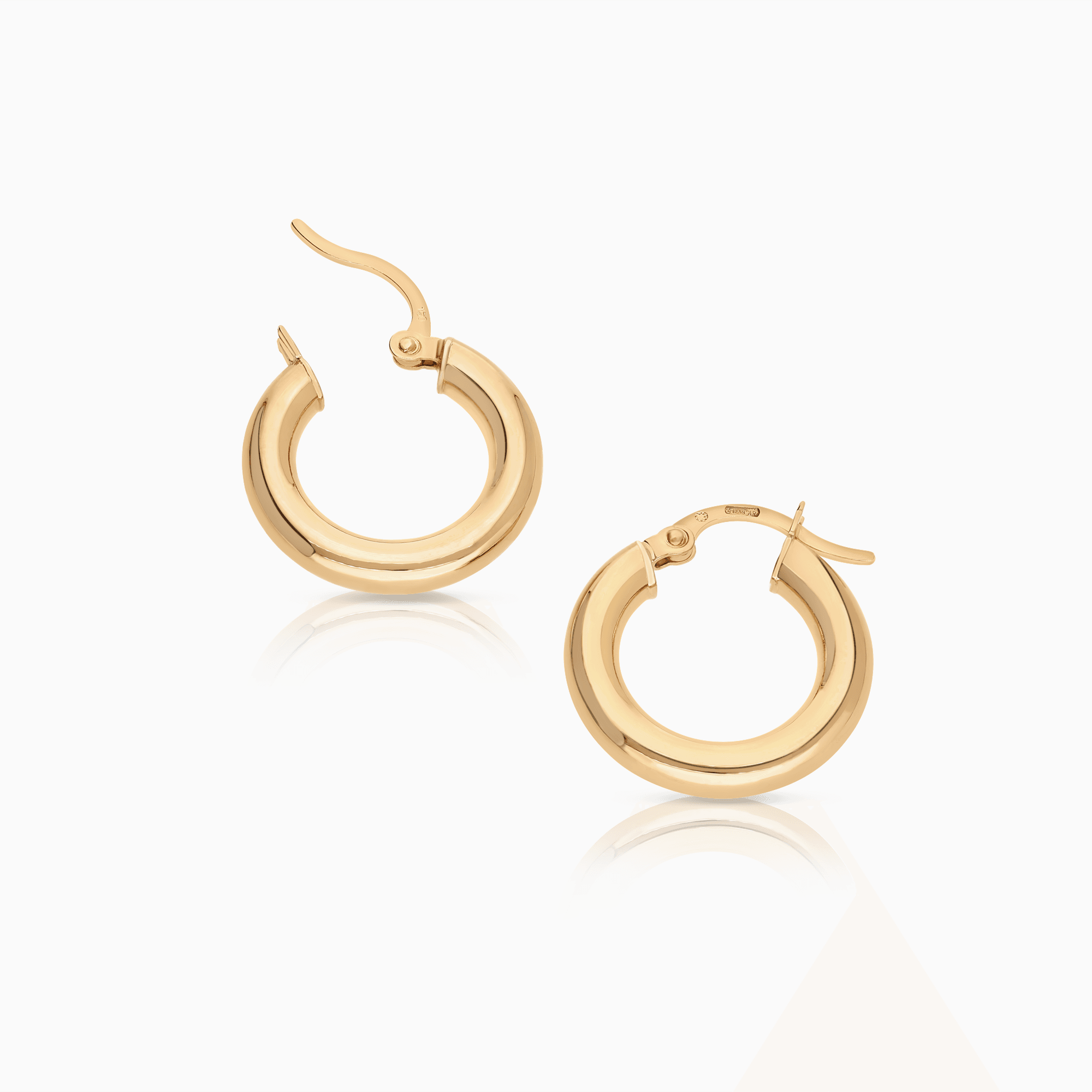 Gold Hoop Earrings 1.64g 18K Gold