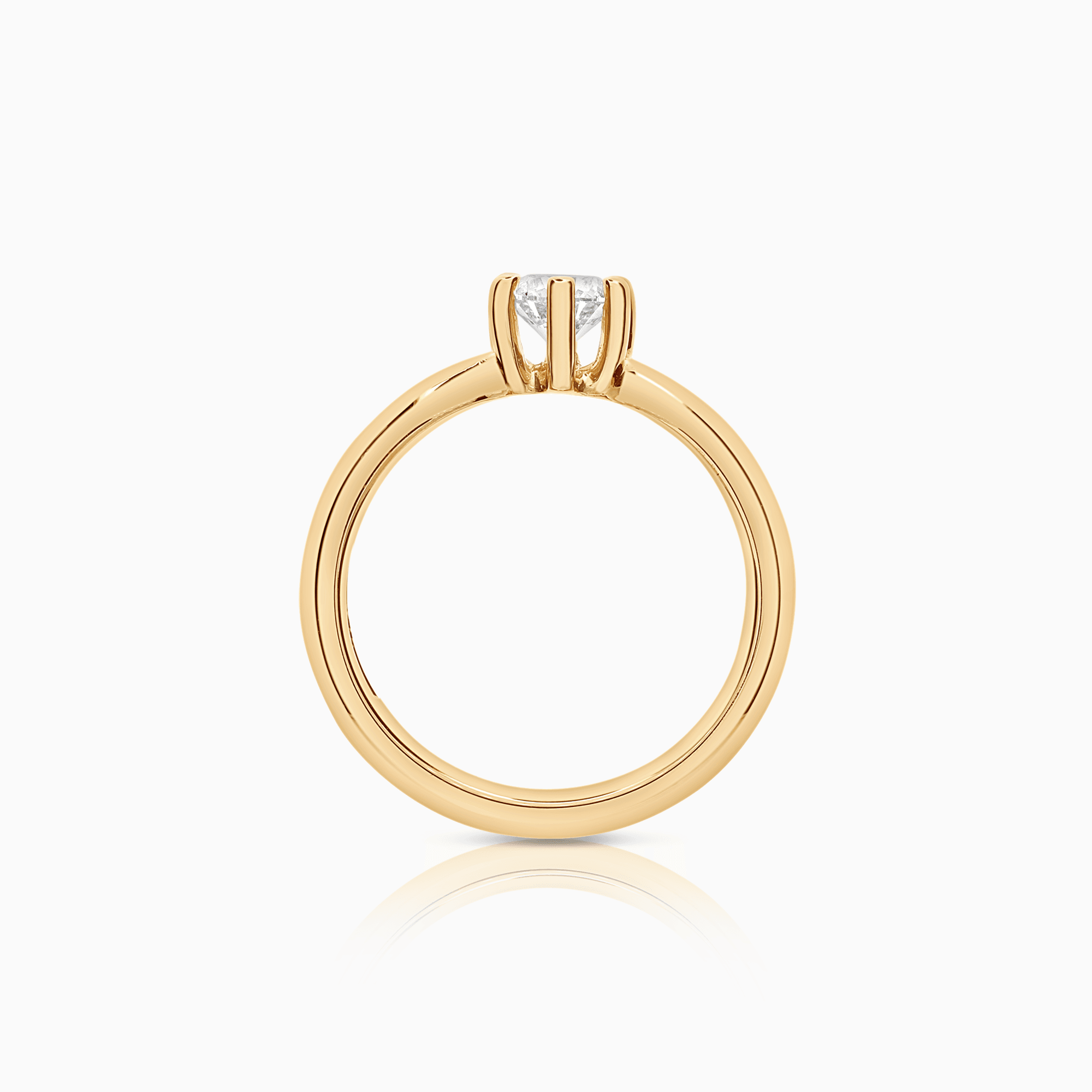 Solitärring 0,50ct 18K gull IGI sertifikat