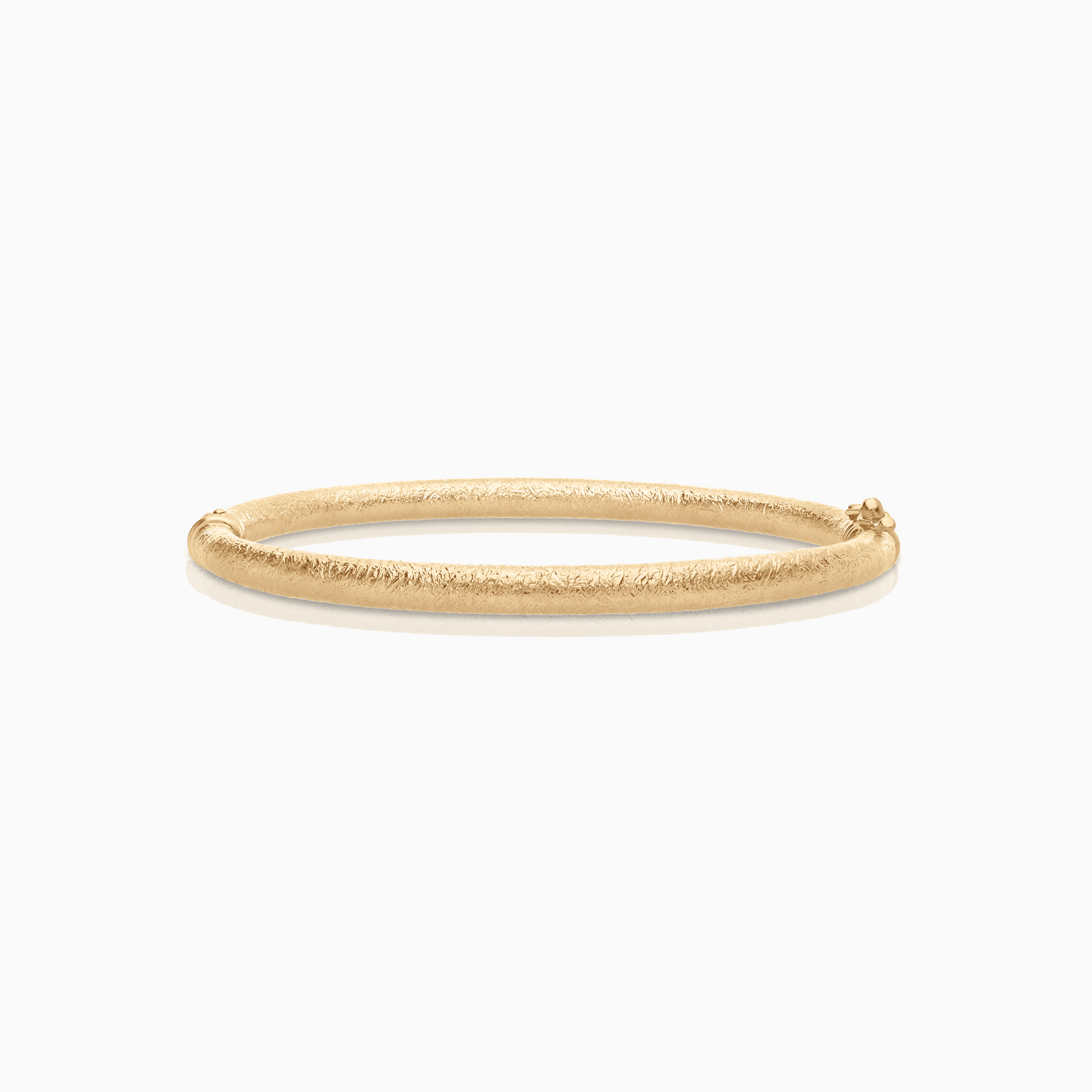Brushed bangle 6.15g 14K gold